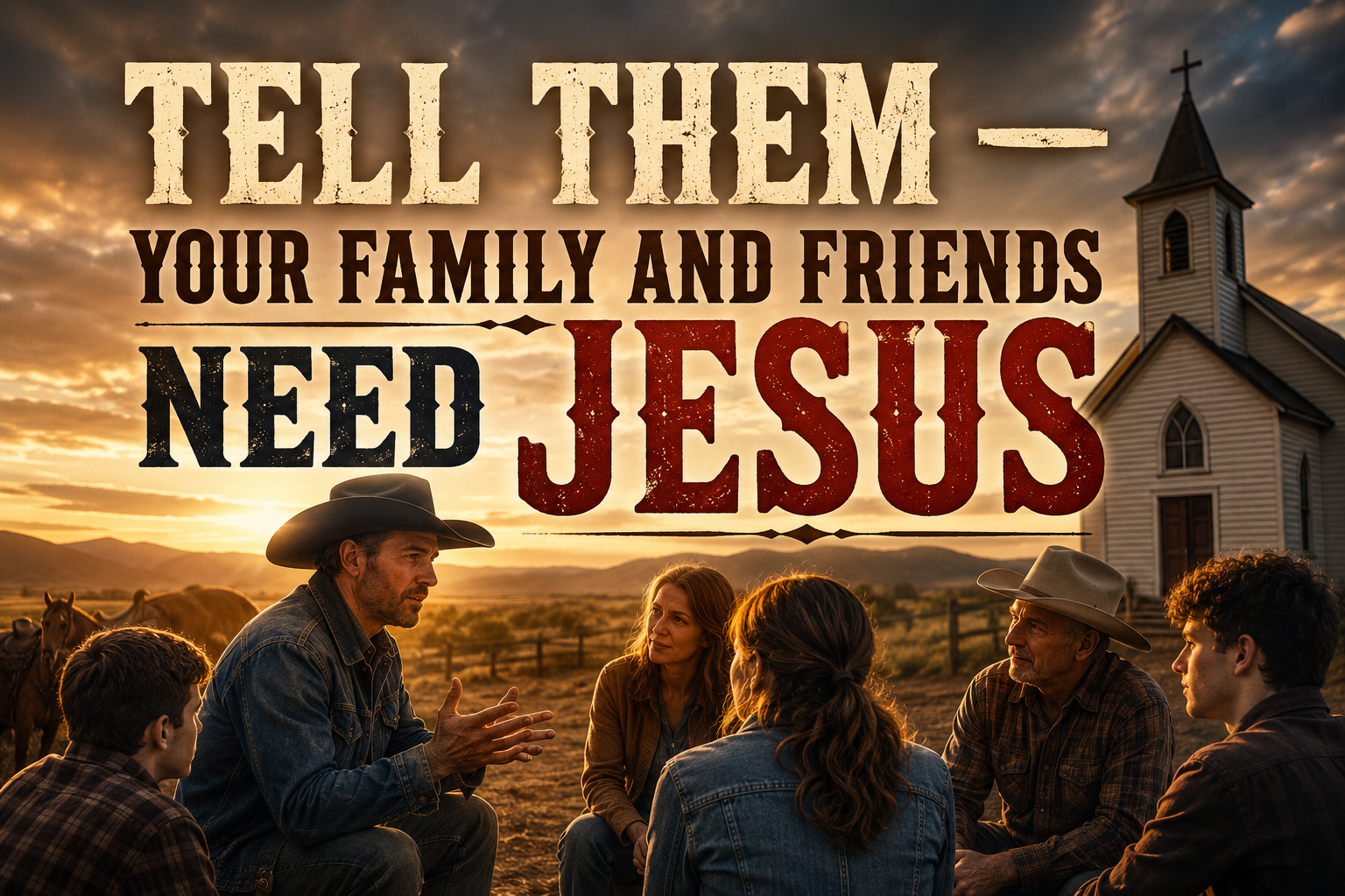 Tell Them - Your Family and Friends Need Jesus 