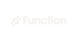 Logo with a plus sign and the word 'Function'