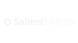 Silent Motion logo with a stylized eye for the 'o' in 'Motion'.
