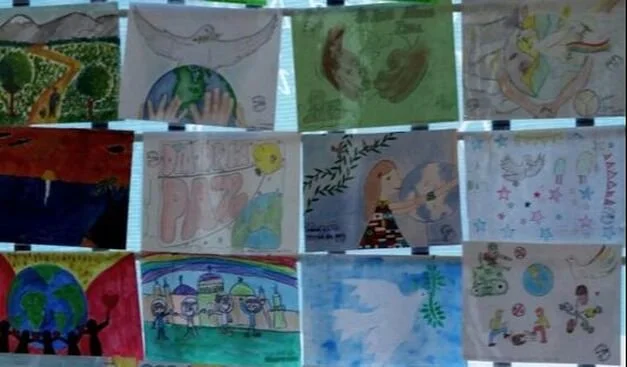 earth day signs made by children