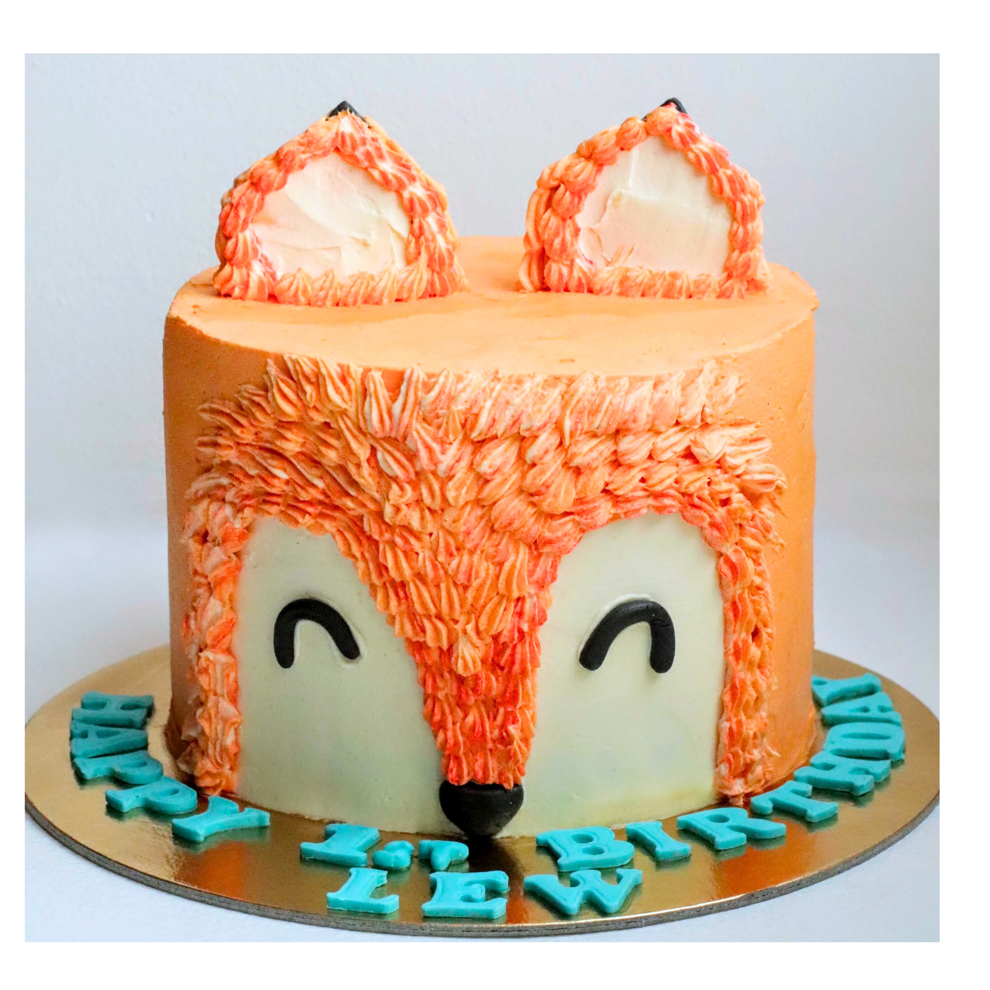 FOX HEAD CAKE #3Dhead #kids #animal