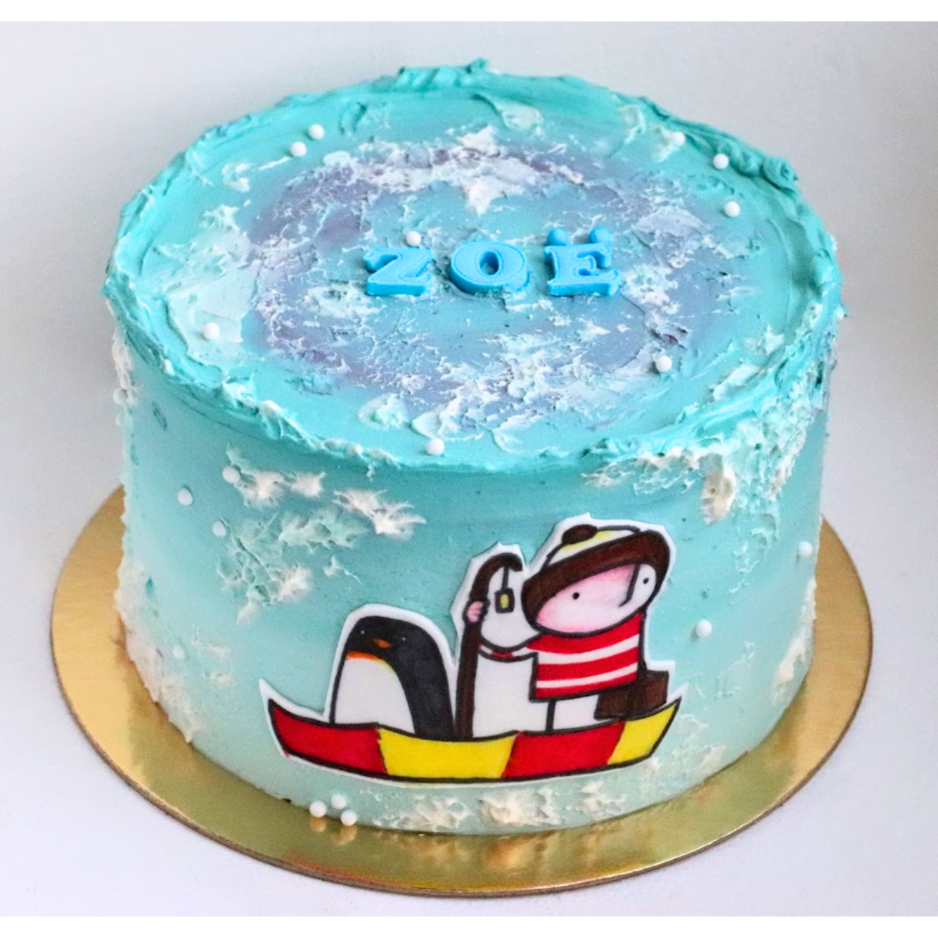 "LOST AND FOUND" CAKE #kids #book #2Dpaintedcharacter #cartoon #animal