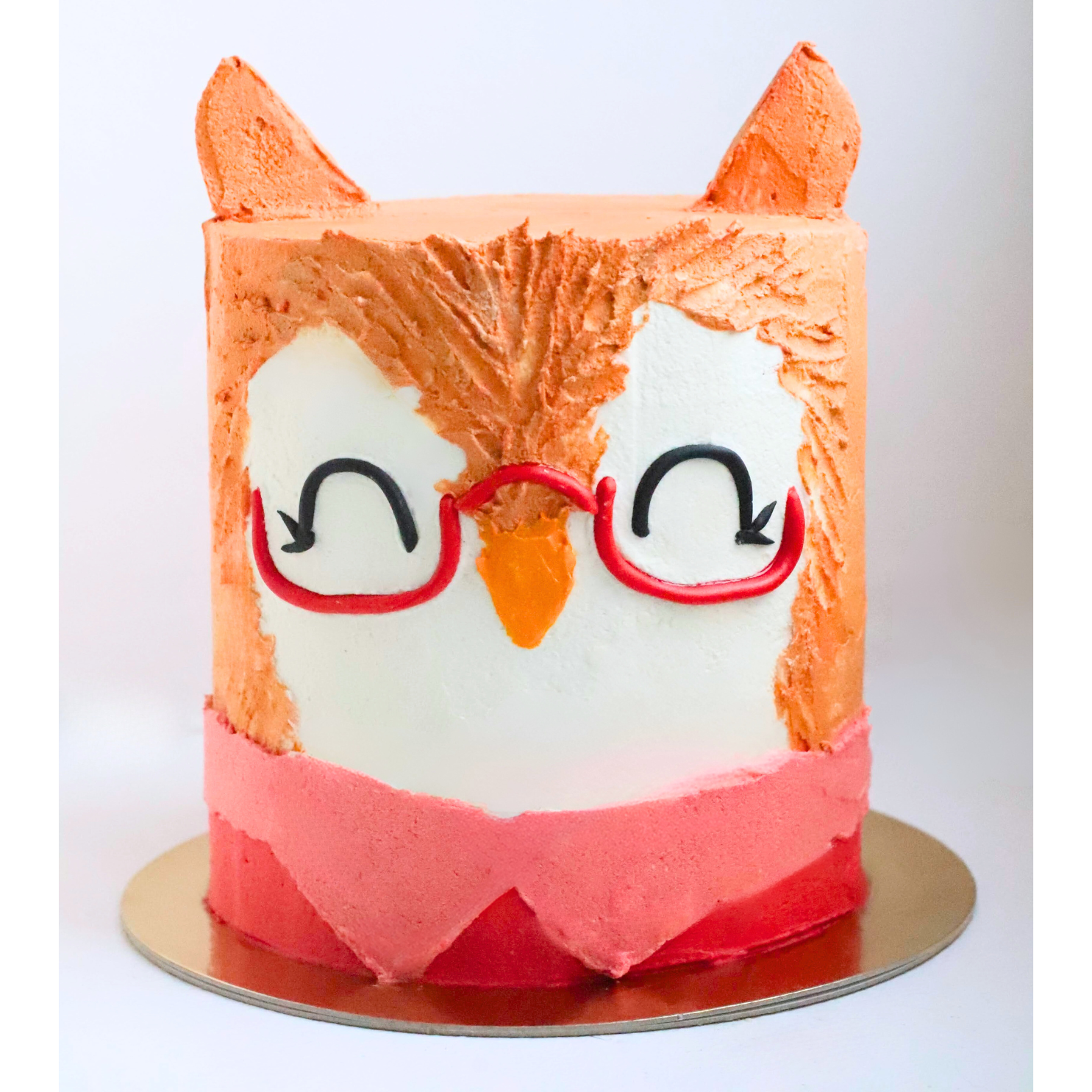HIBOU CHOU OWL HEAD CAKE #3Dhead #kids #animal #book