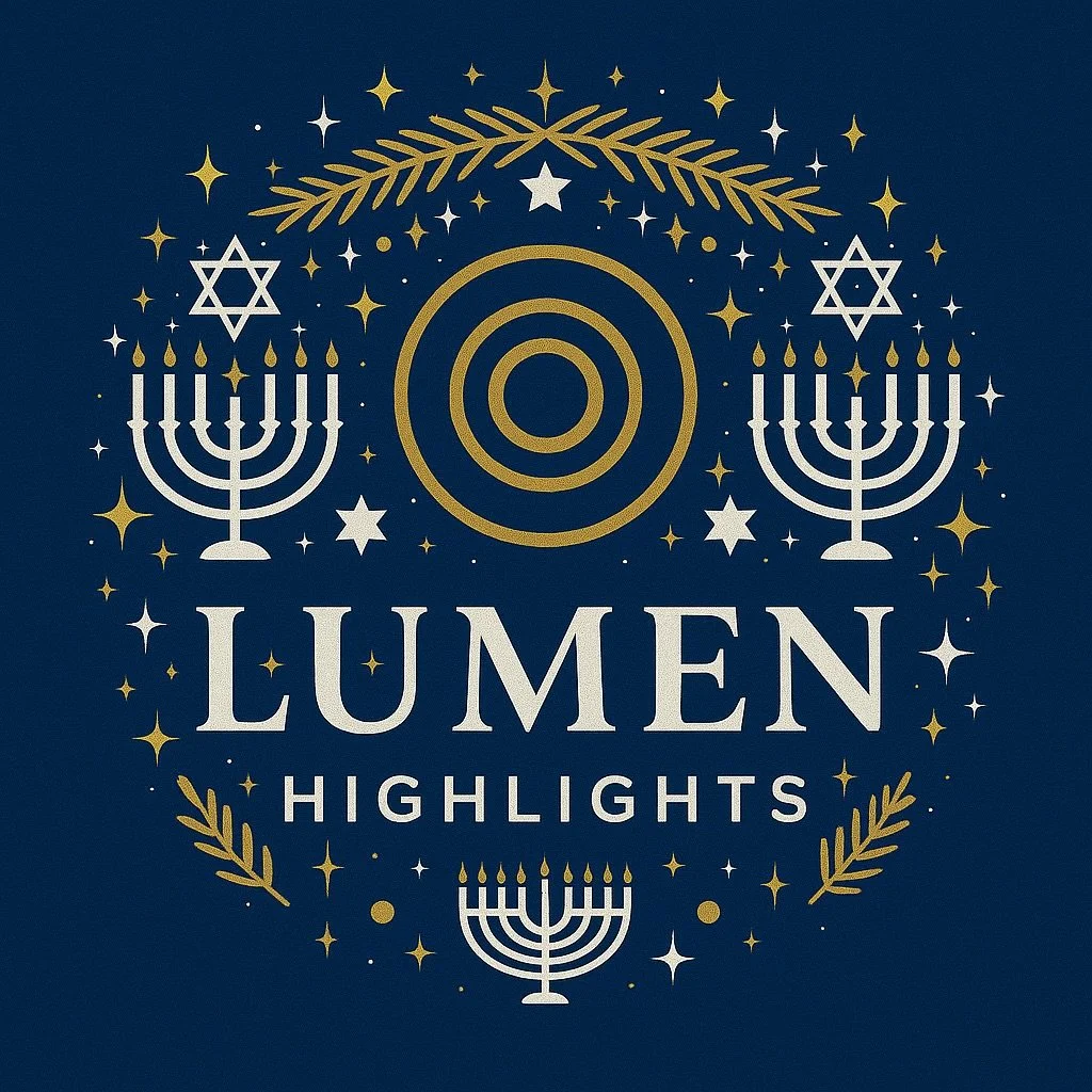 Happy Hanukkah from Lumen Highlights✨🕎💙🕯️