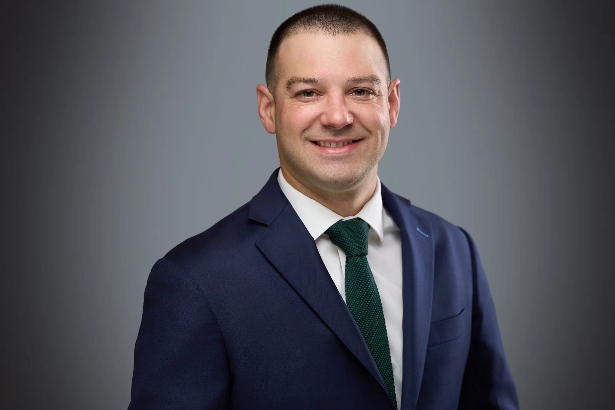 Professional corporate headshot of Matthew,  a Richmond business professional photographed by MPJ Creative.