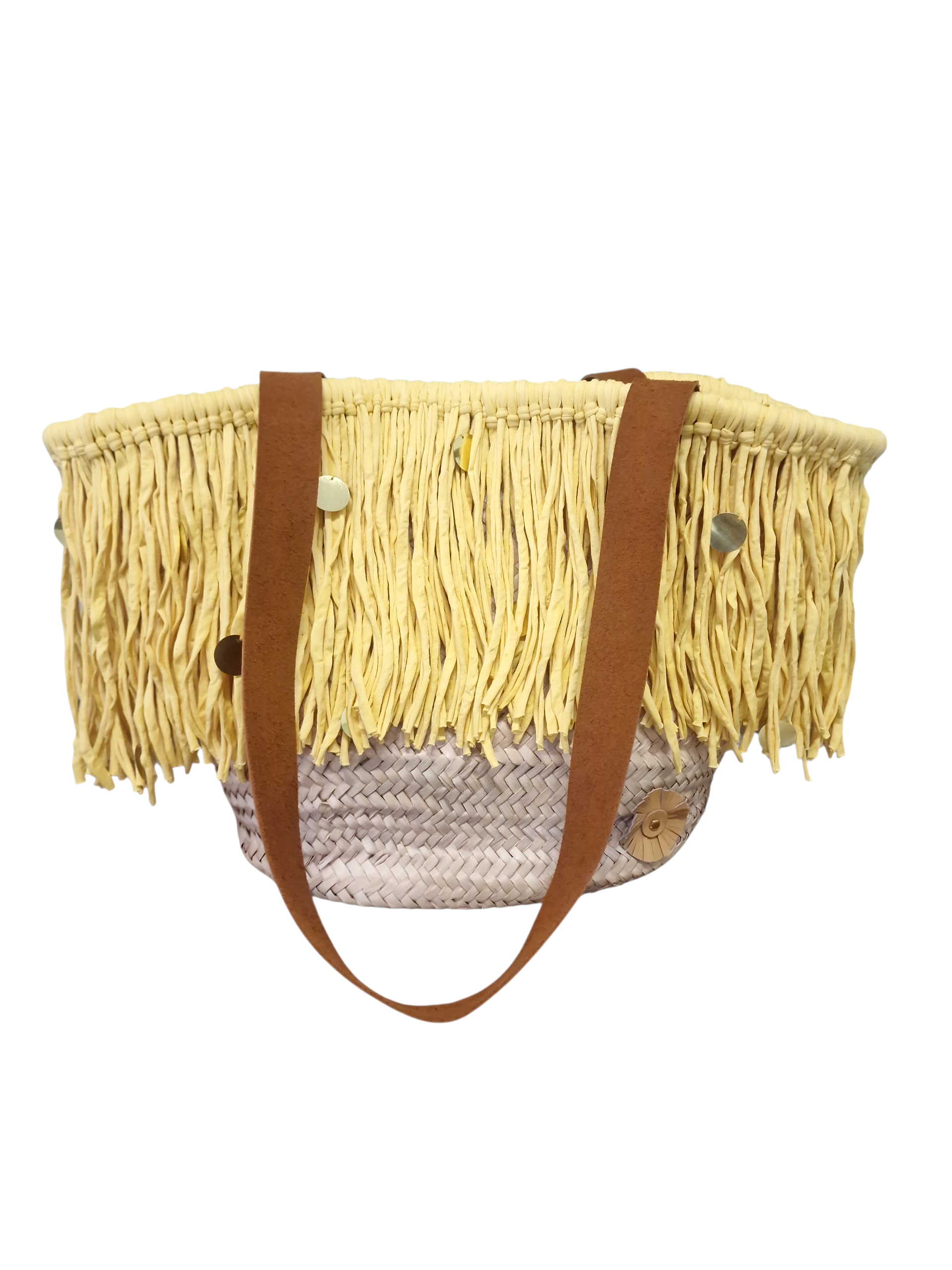 coffa siciliana intrecciata a mano , comoda e capiente per mare e passeggiate in spiaggia