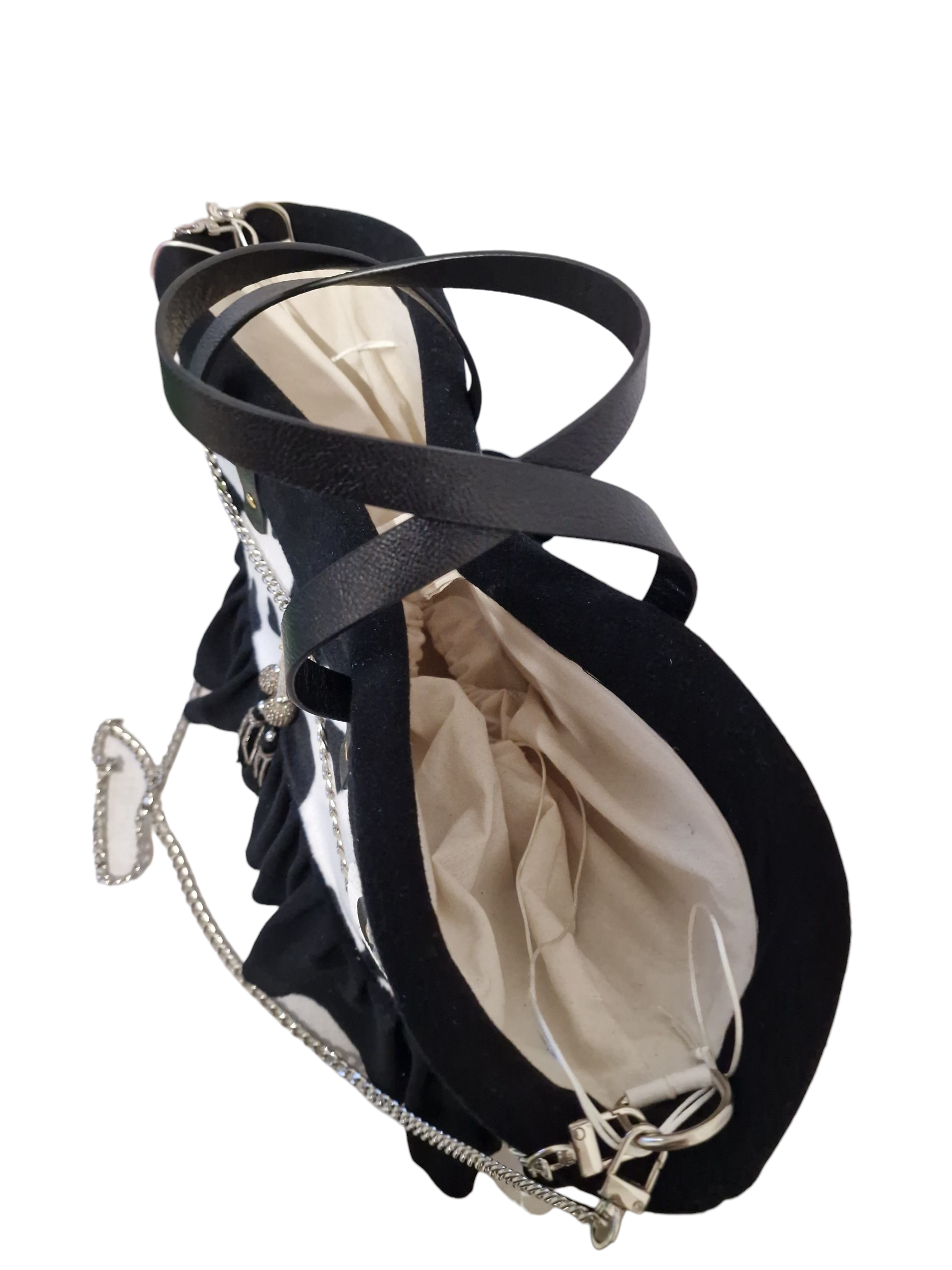 Borsa Ludovica – Interno beige in tessuto