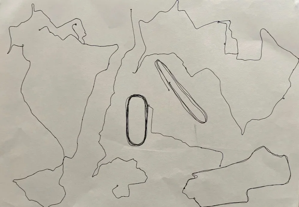 Untitled, pen on paper, 297x420mm, 2025