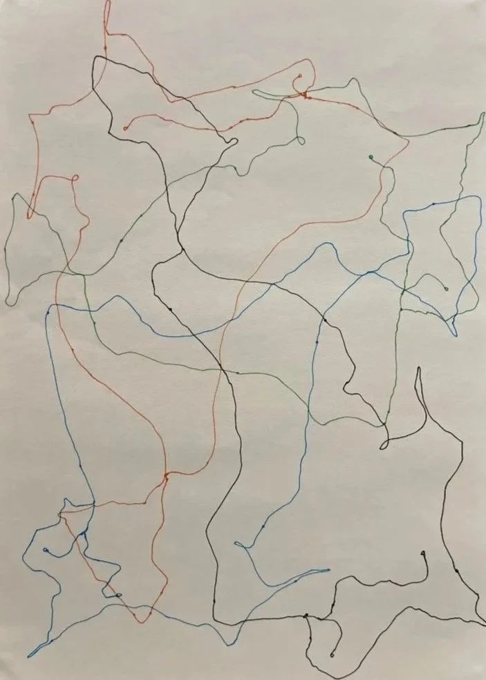 Untitled, pen on paper, 420x297mm, 2025