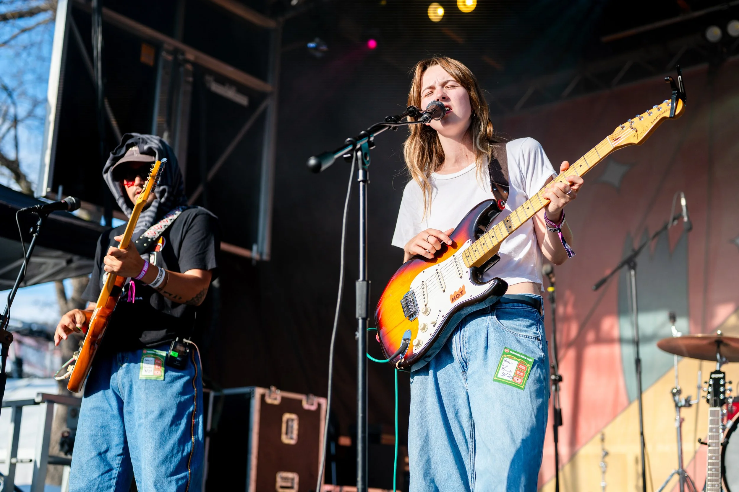 The Belair Lip Bombs perform at The Hideout stage at Treefort Music Fest in Boise, ID. Photos ©Ryan Collins 2026