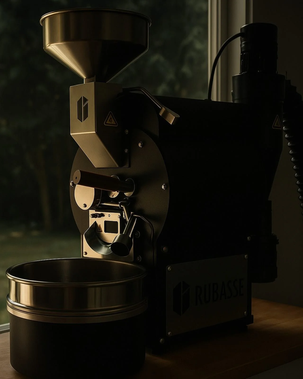 Every coffee we release starts here, in front of the Rubasse Nano Pro 1s, guided by heat, rhythm, and curiosity. 

We use this roaster for a reason. Its precision allows us to craft small, expressive batches that reflect the full character of each na