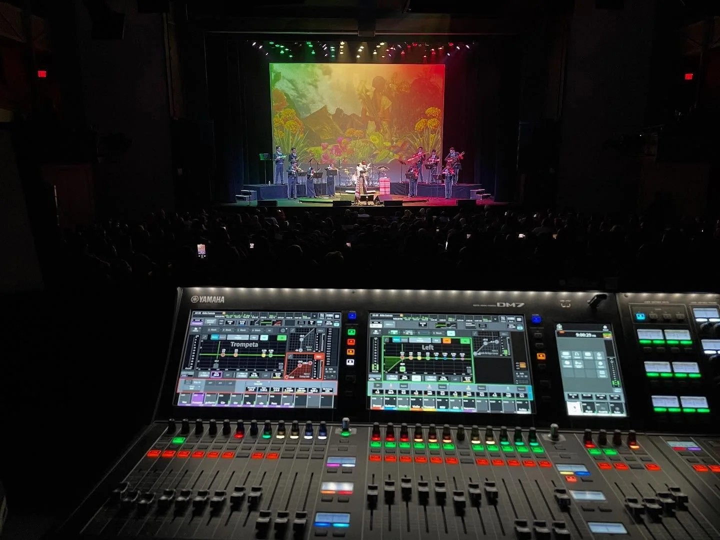 @aidacuevasoficial at #mccartertheatre #dm7 #battlestation #yamaha