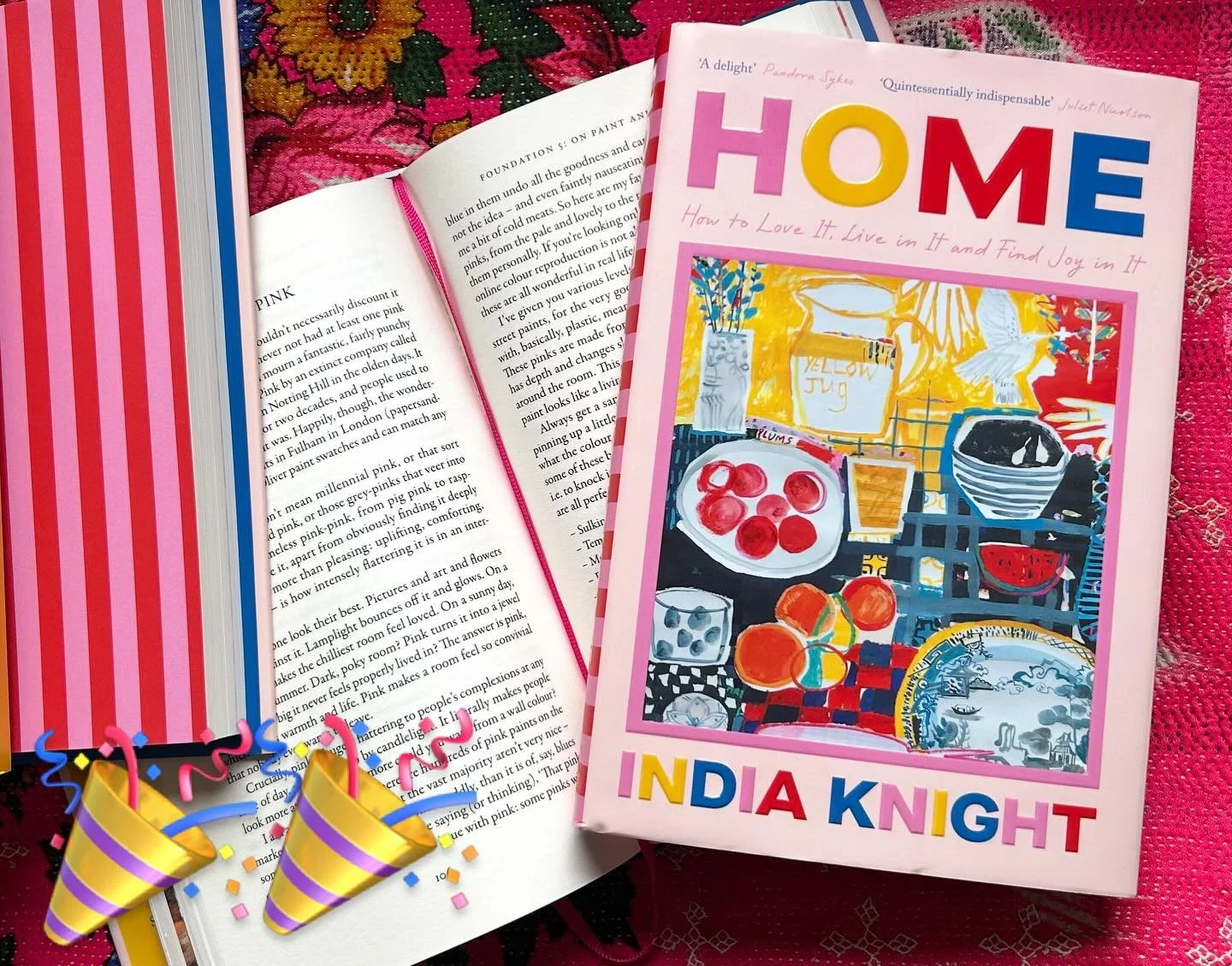 Happy Publication Day @indiaknight 
🏡 #HOME The perfect book. Totally joyous and also v helpful to me already ✨✨ .

#indiaknight
@penguinfigtree 
Cover art @anna_hymas .
#home
#books