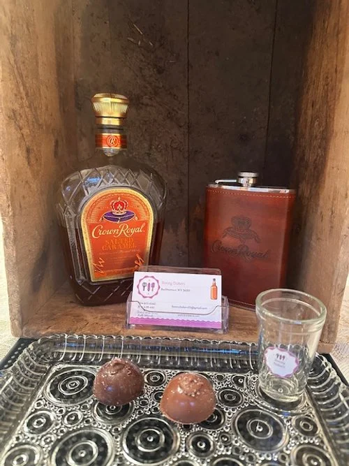 12 Whiskey infused truffles