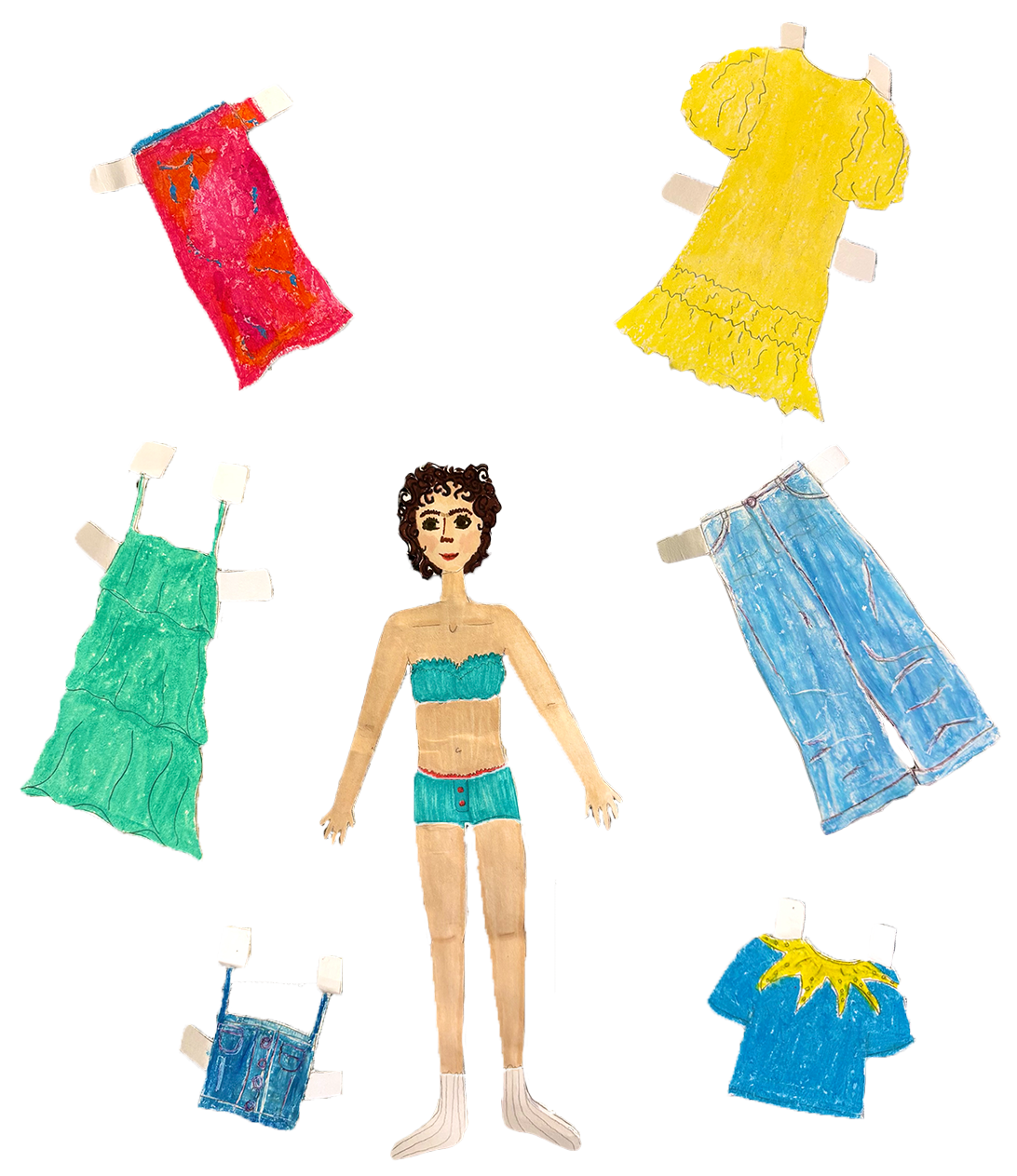 custom paper doll