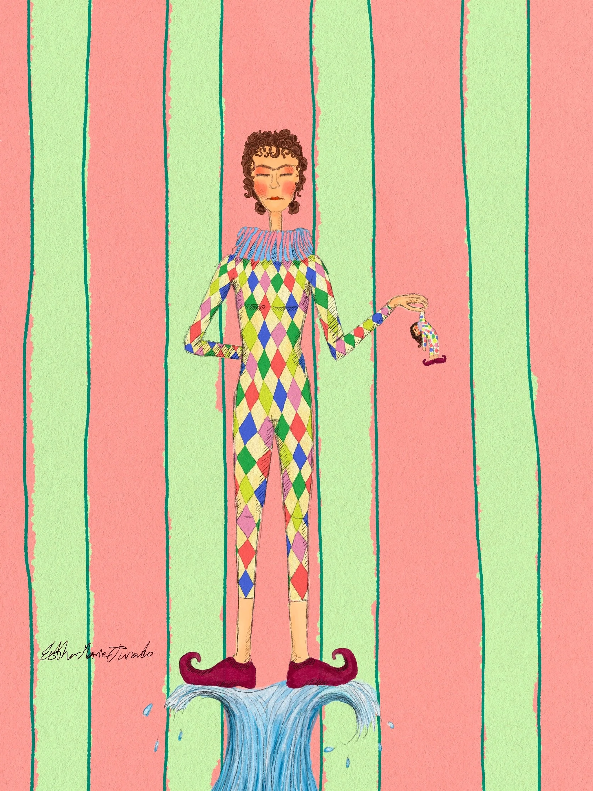 the last one from this series, me and my mini me in the most ridiculous outfit i could dream of🃏

frida said, &ldquo;i paint self-portraits because i am so often alone, because i am the person i know best.&rdquo; + i couldn&rsquo;t agree more!
she&r