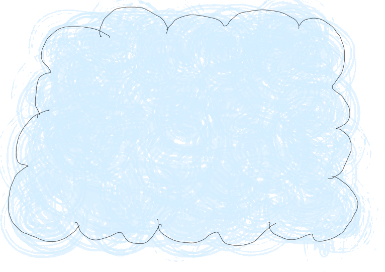 Light blue scribble and doodle pattern on black background, no distinct shapes or objects.