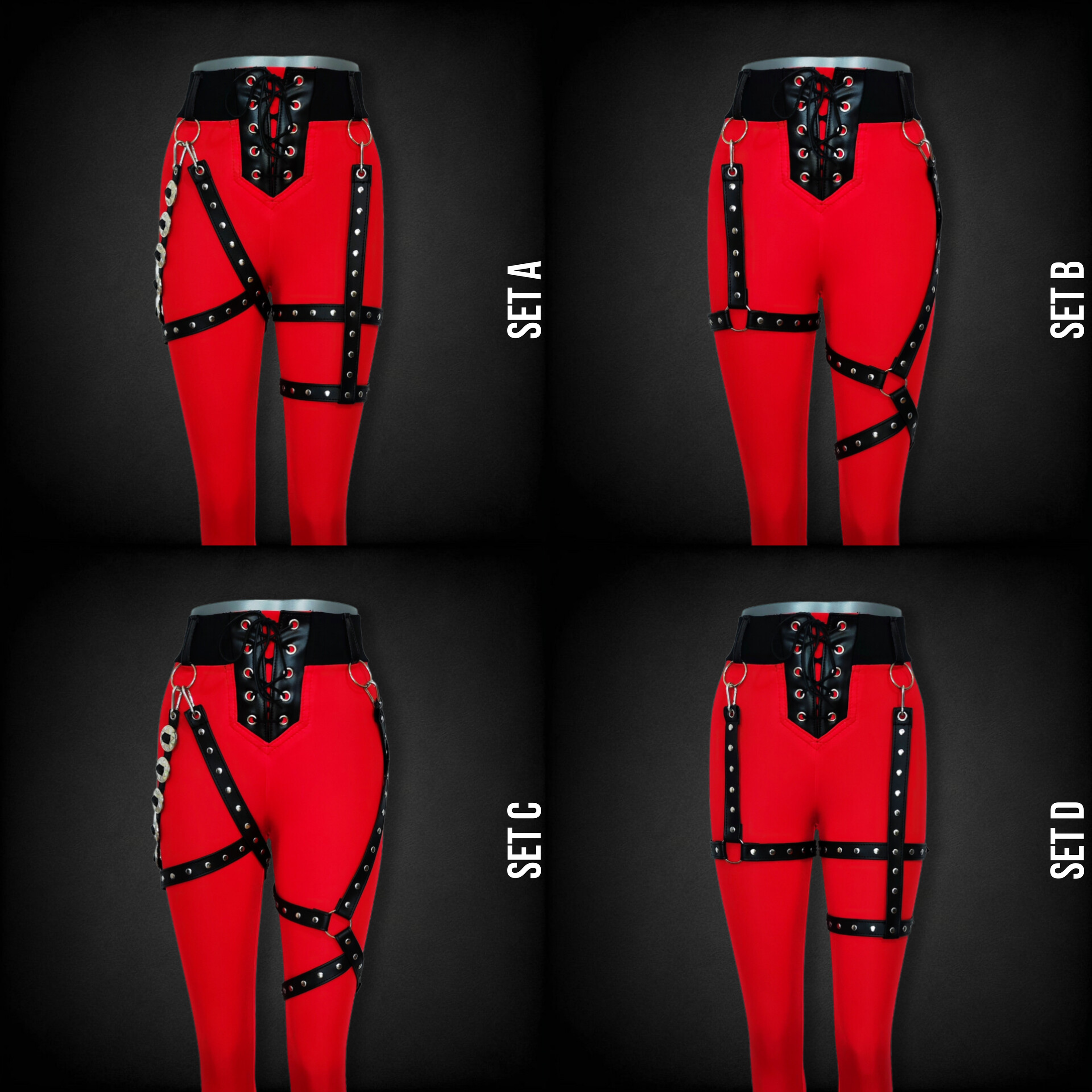 Rev It Up - Leg strap sets