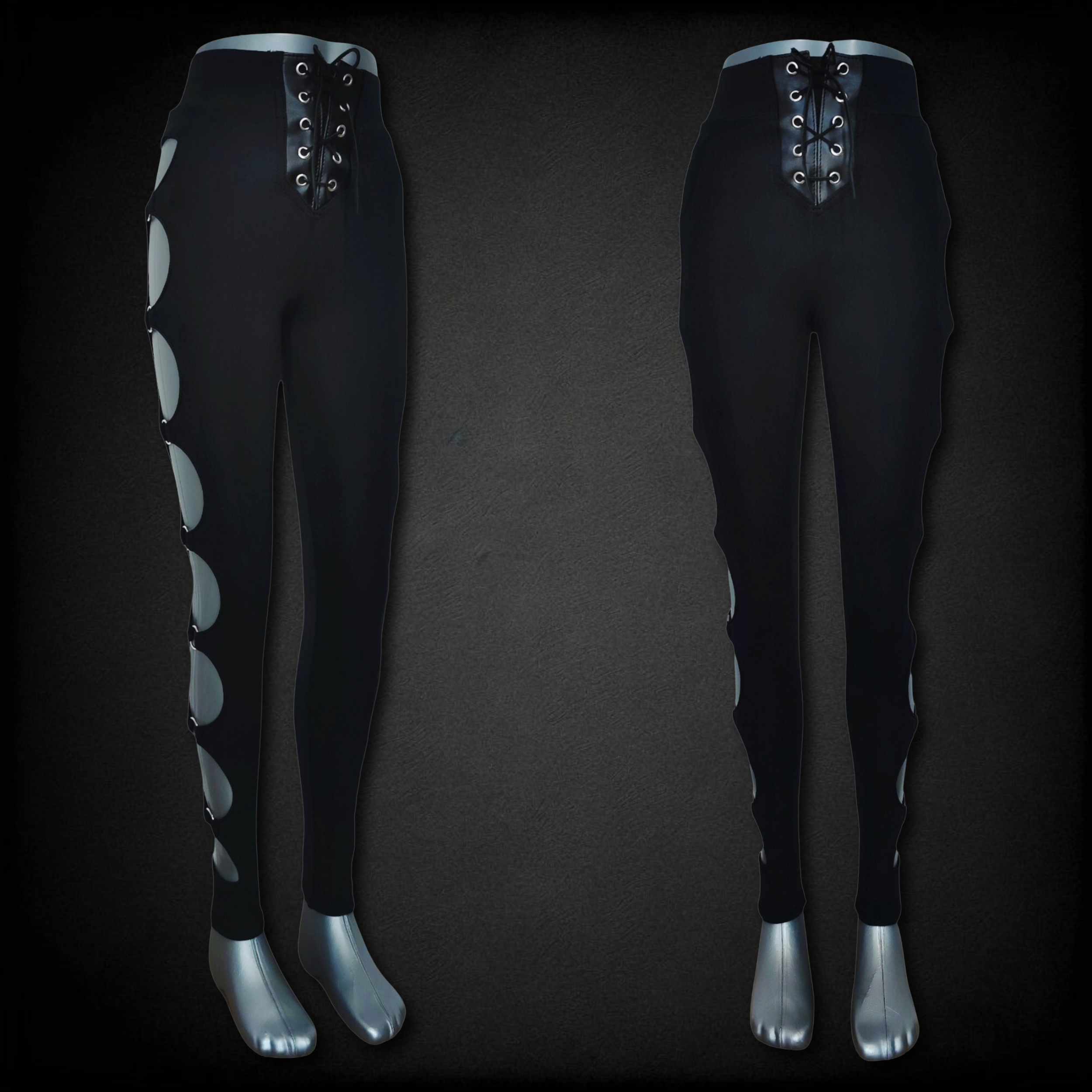 Cut-out spandex leggings (XXS-XXL)