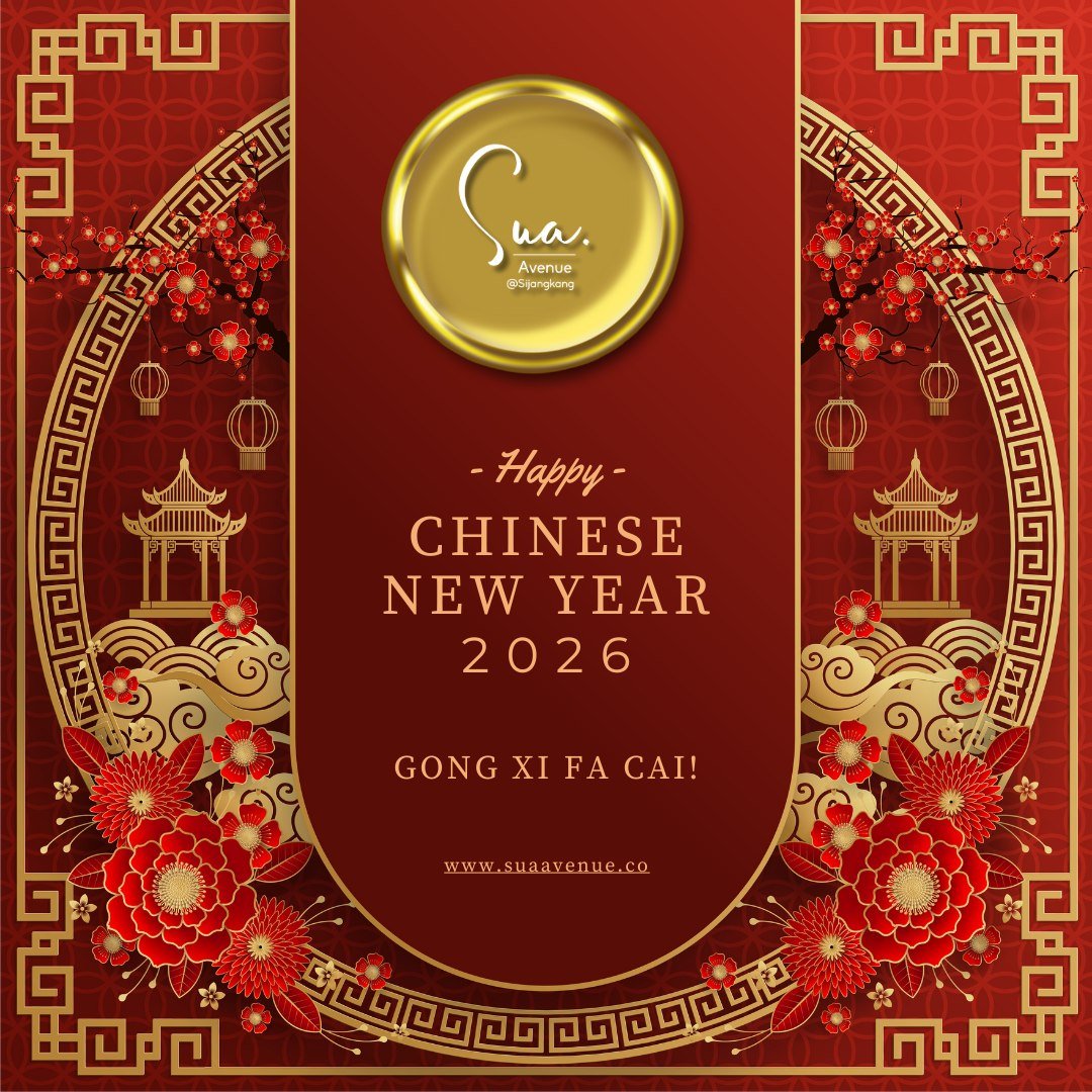 🏮🧧 Gong Xi Fa Cai!
Semoga tahun ini membawa lebih banyak peluang, kejayaan &amp; detik bermakna, termasuk momen diraikan bersama orang tersayang.
Salam Tahun Baru Cina daripada Sua Avenue Event Hall ✨