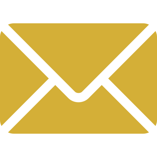 Icon of a yellow envelope with a black outline, representing email or messaging.