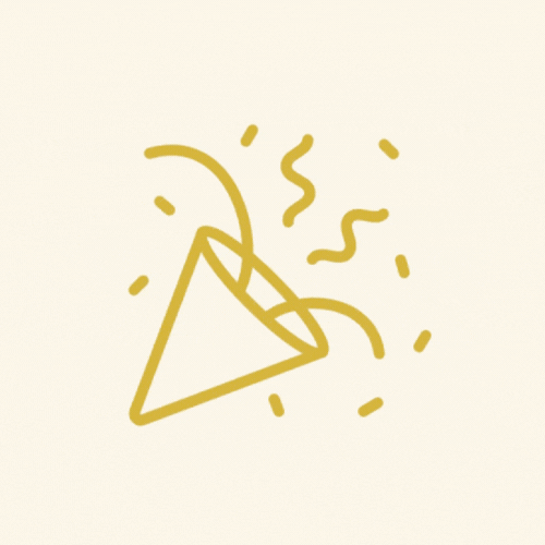 Icon of a calendar with a beige background.