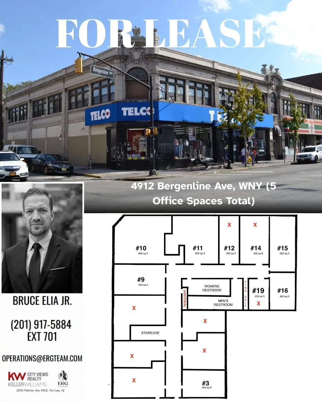 🚨 Now Leasing: Prime Downtown Office Spaces in West New York 🏙️
Looking to scale your business without paying a premium? We&rsquo;ve got what you&rsquo;re looking for 💼👇

Discover six turnkey private offices on the 2nd floor of a secure, well-kep