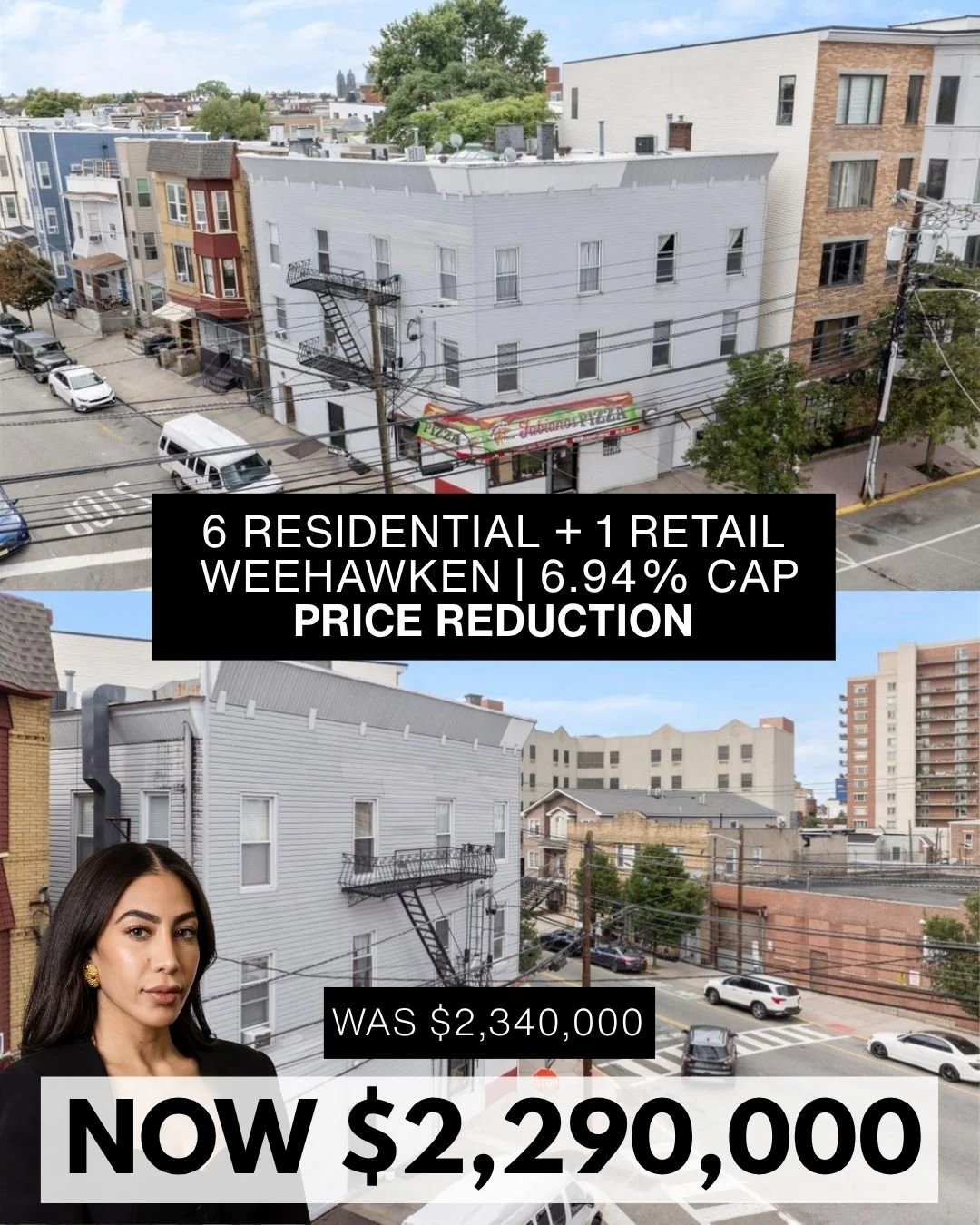 PRICE REDUCTION: Swipe for video 🎥

201 Hackensack Plank Road, Weehawken NJ

C: (973) 525-6720
E: nadinekhalil.realestate@gmail.com

201 Hackensack Plank Rd, Weehawken
Minutes from Manhattan, positioned for long-term value, and full of upside potent