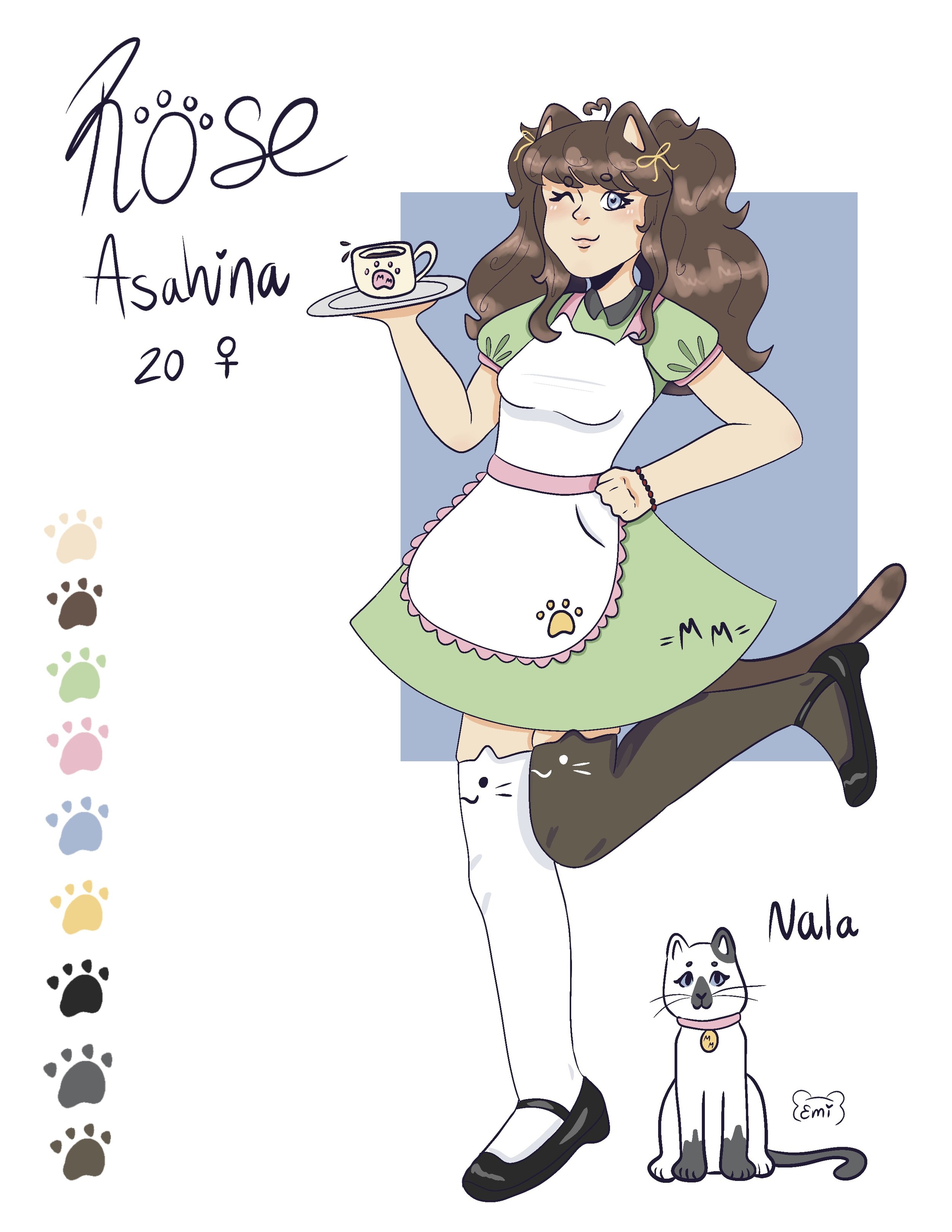 Character Reference Sheet, Procreate