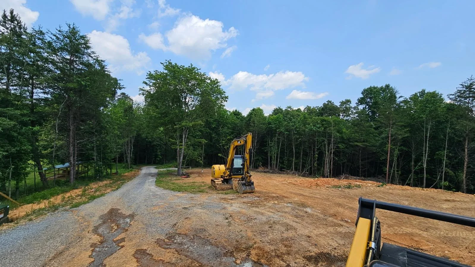 Precision Structures, Inc. dirt division getting ready for a demolition and land clearing project in east Tennessee.