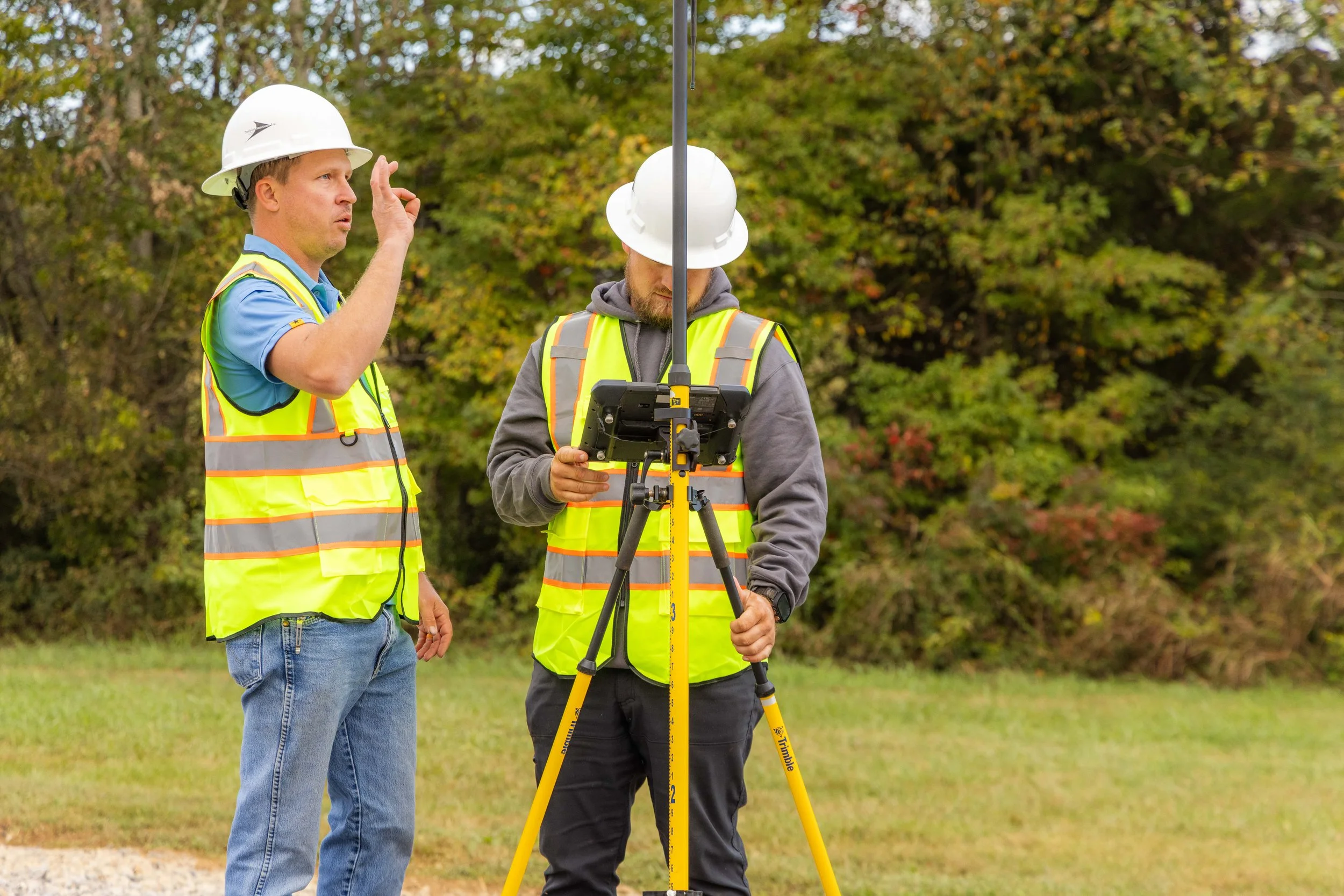 Demolition and land grading project for site prep — excavation in East Tennessee.