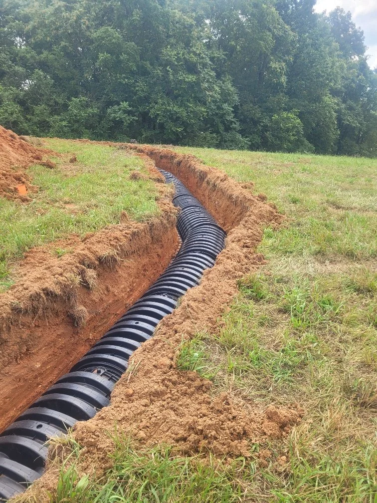 Precision Structures, Inc. septic project in East Tennessee.