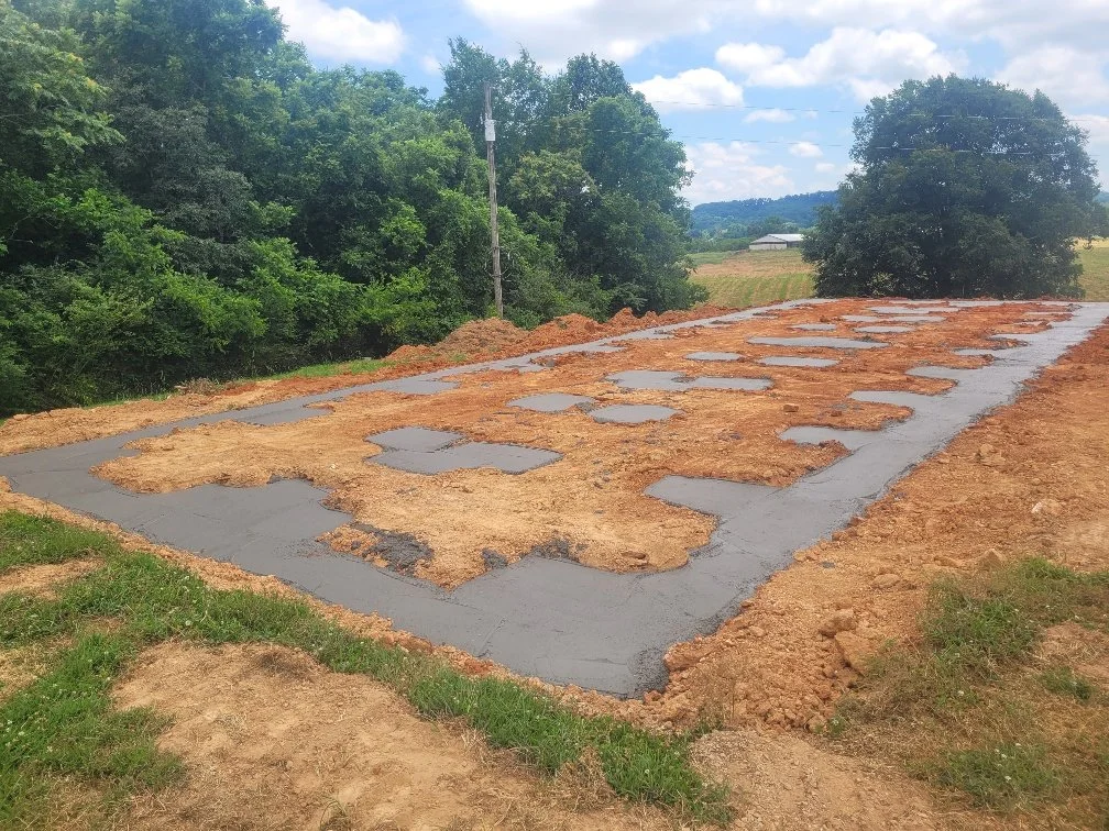 Precision Structures, Inc. excavation services onsite project.