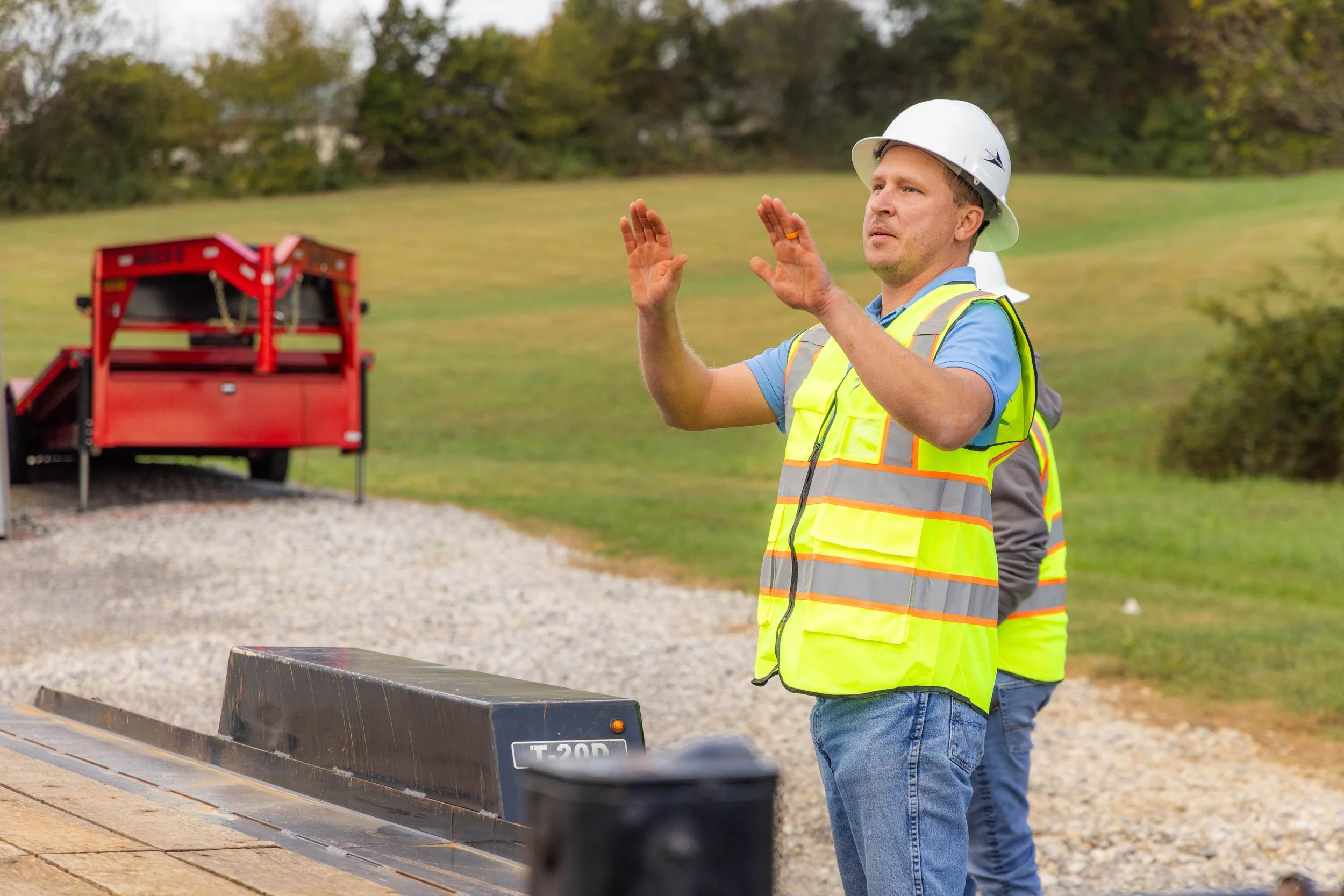 Site preparation underway for total loss home rebuild handled by Precision Structures in East TN