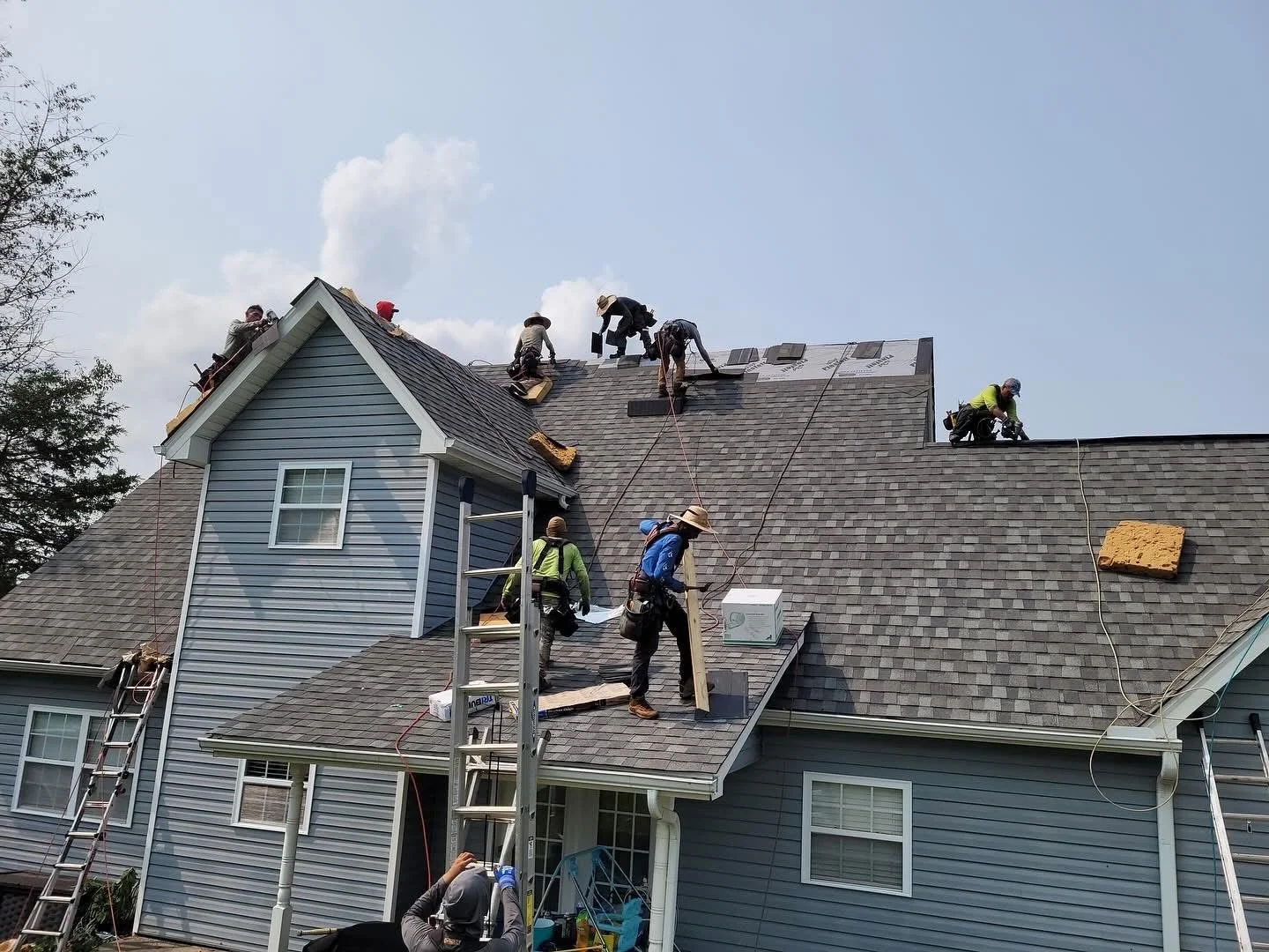 Roofing services provided by Precision Structures, Inc. in East Tennessee.