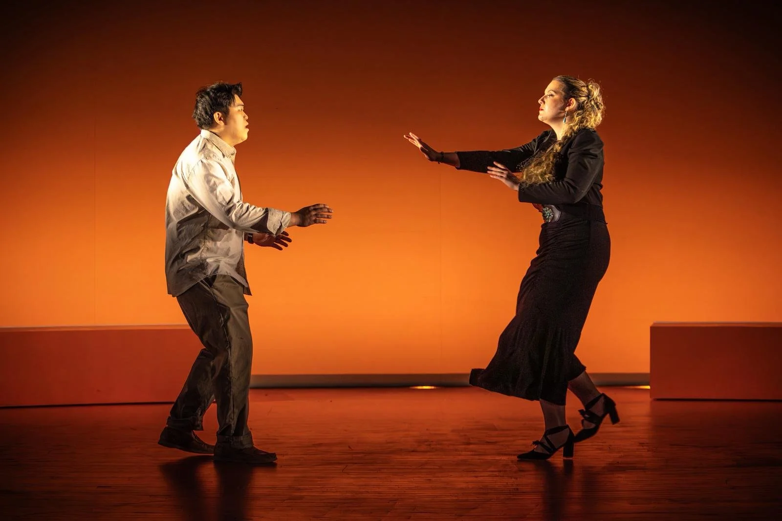 Carment with Woogyeom Kim. Image: Craig Fuller