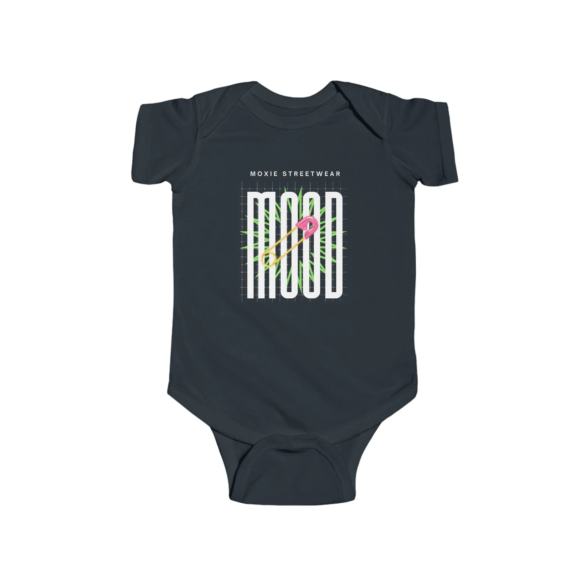 Moxie Baby Bodysuit – Ultra-Comfort Infant Onesie with Durable Fabric, Side Seams & Easy Snap Diaper Access – Ideal for New Parents & Baby Showers