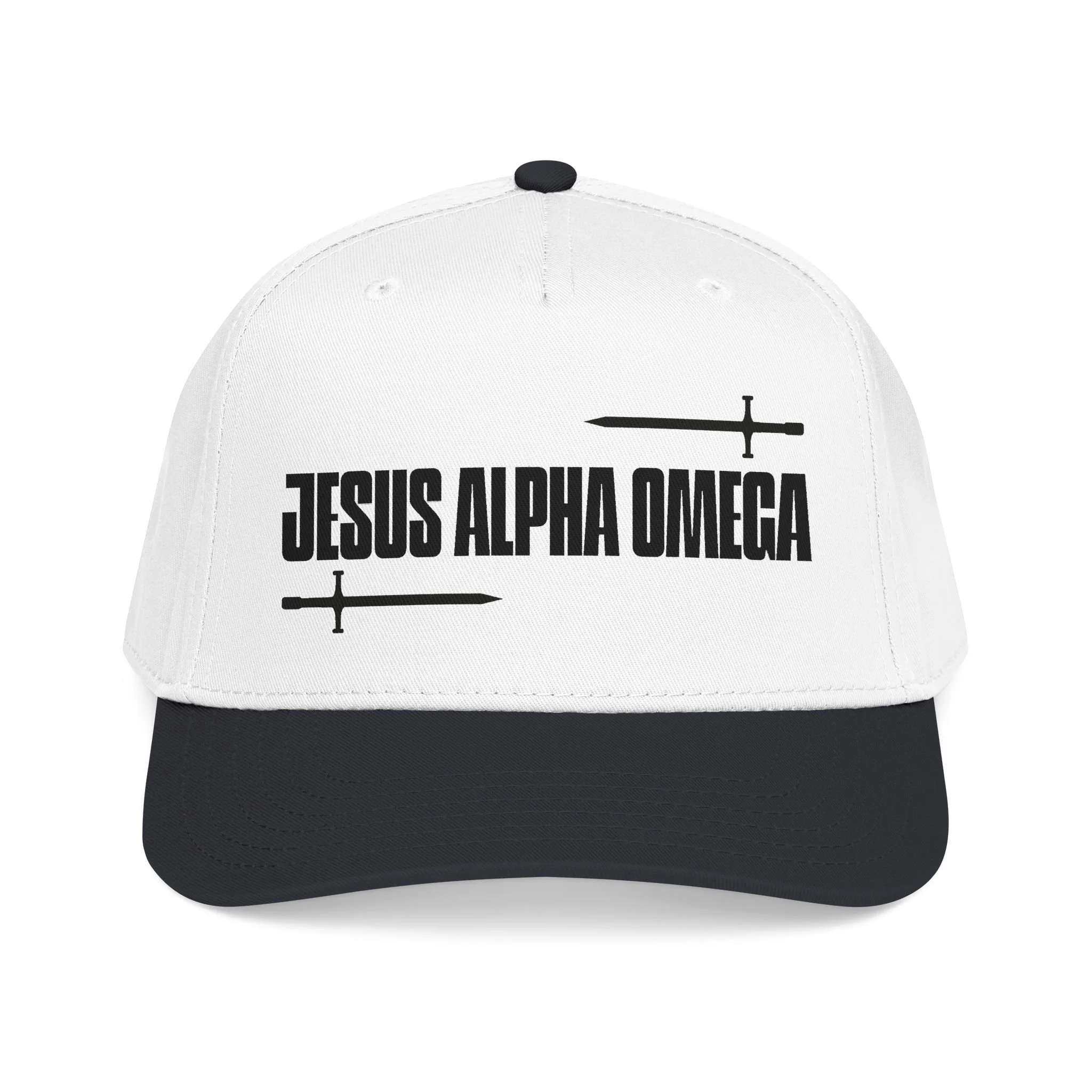 Moxie Mid Profile Christian Faith  Baseball Cap - Structured 5-Panel, Seamless Front, Durable Snap Closure & Breathable Fabric