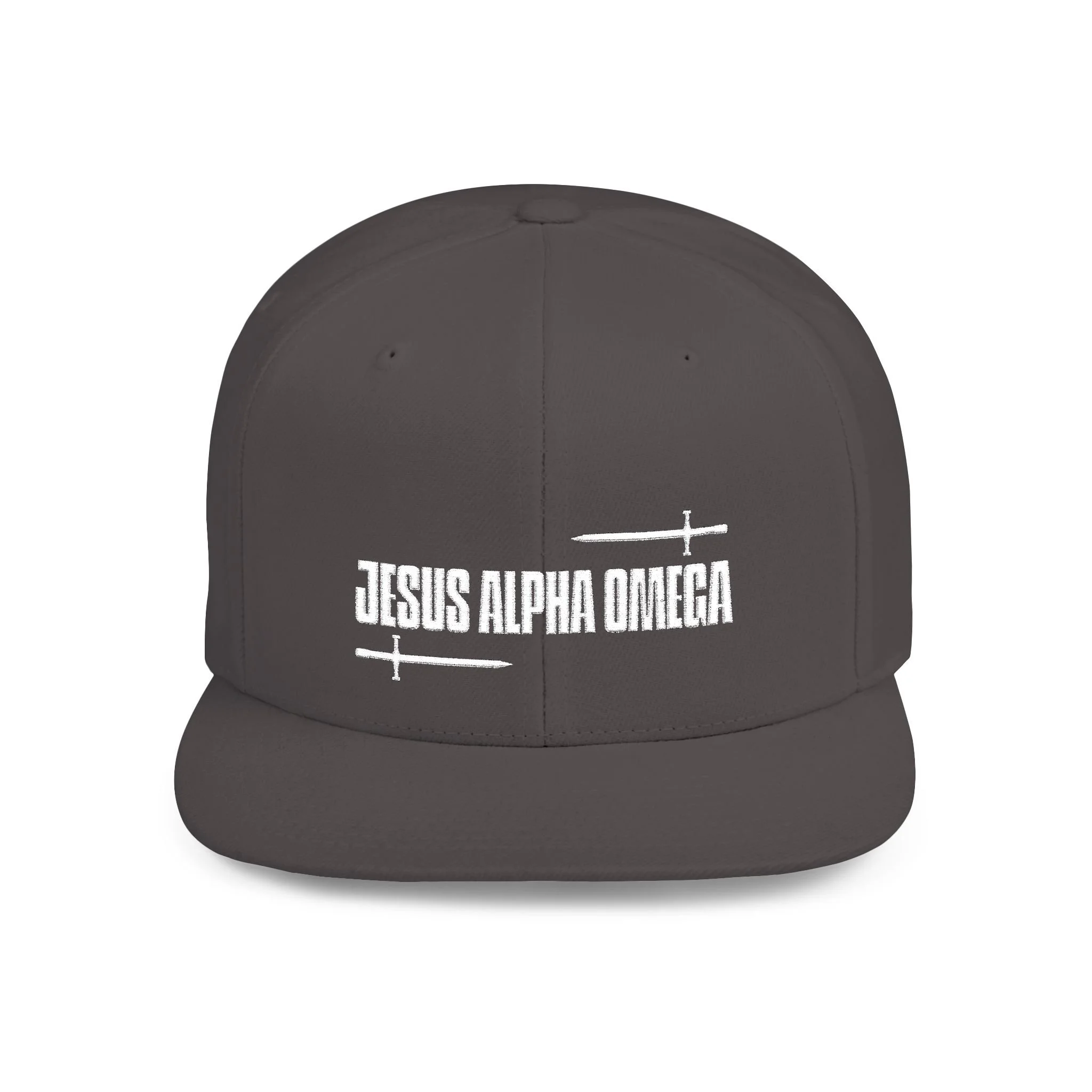 Moxie Flat Bill Christian Faith Snapback Hat – Stylish Athletic Streetwear Cap with Structured 6-Panel Design & Adjustable Snap Closure