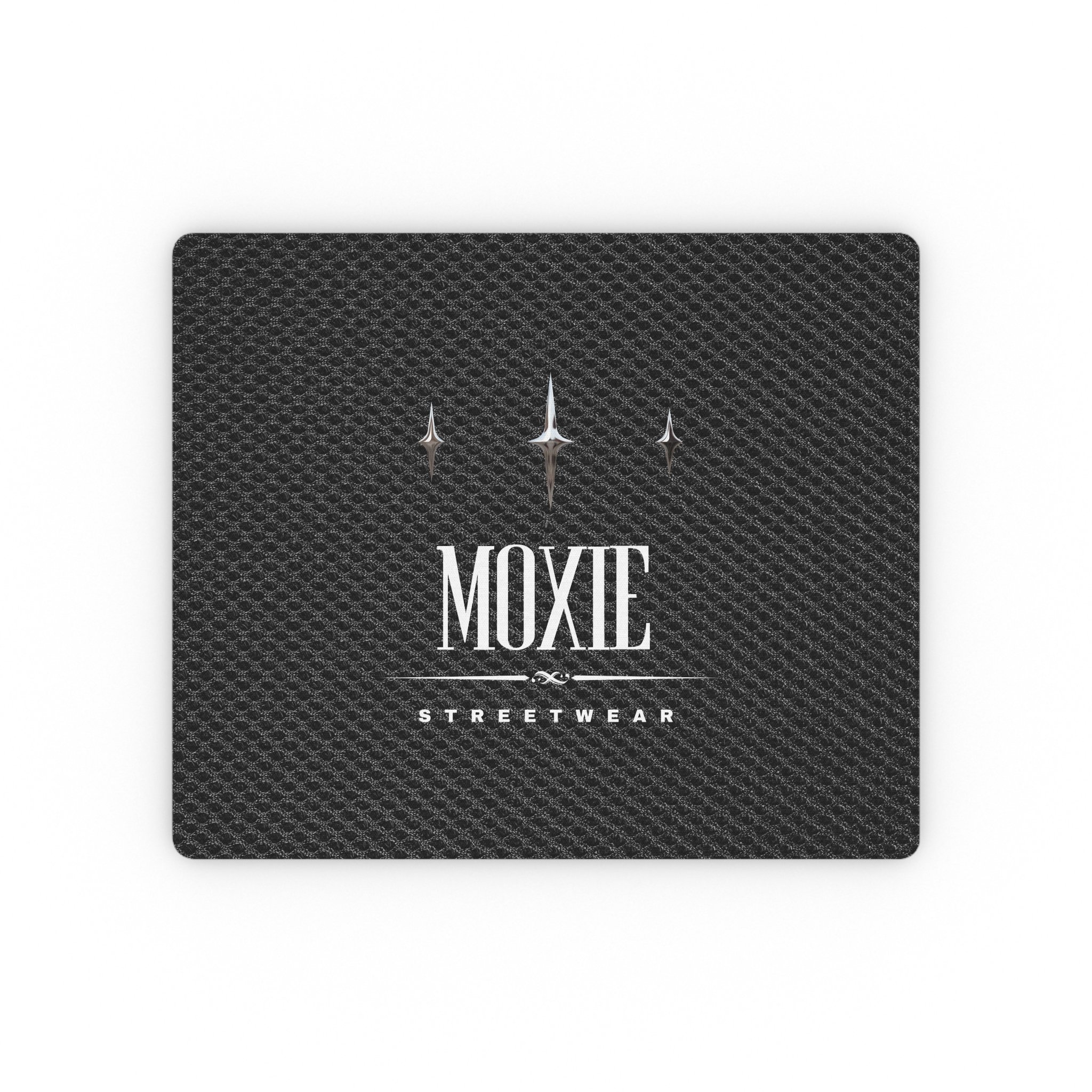 Moxie Rectangular Mouse Pad - Durable White Cloth Top Base, Non-Slip Rubber Backing, 9.3" x 7.8" Size