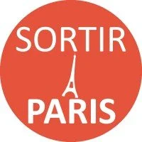 Icône rouge avec le texte 'SORTIR PARIS' et une silhouette de la Tour Eiffel.