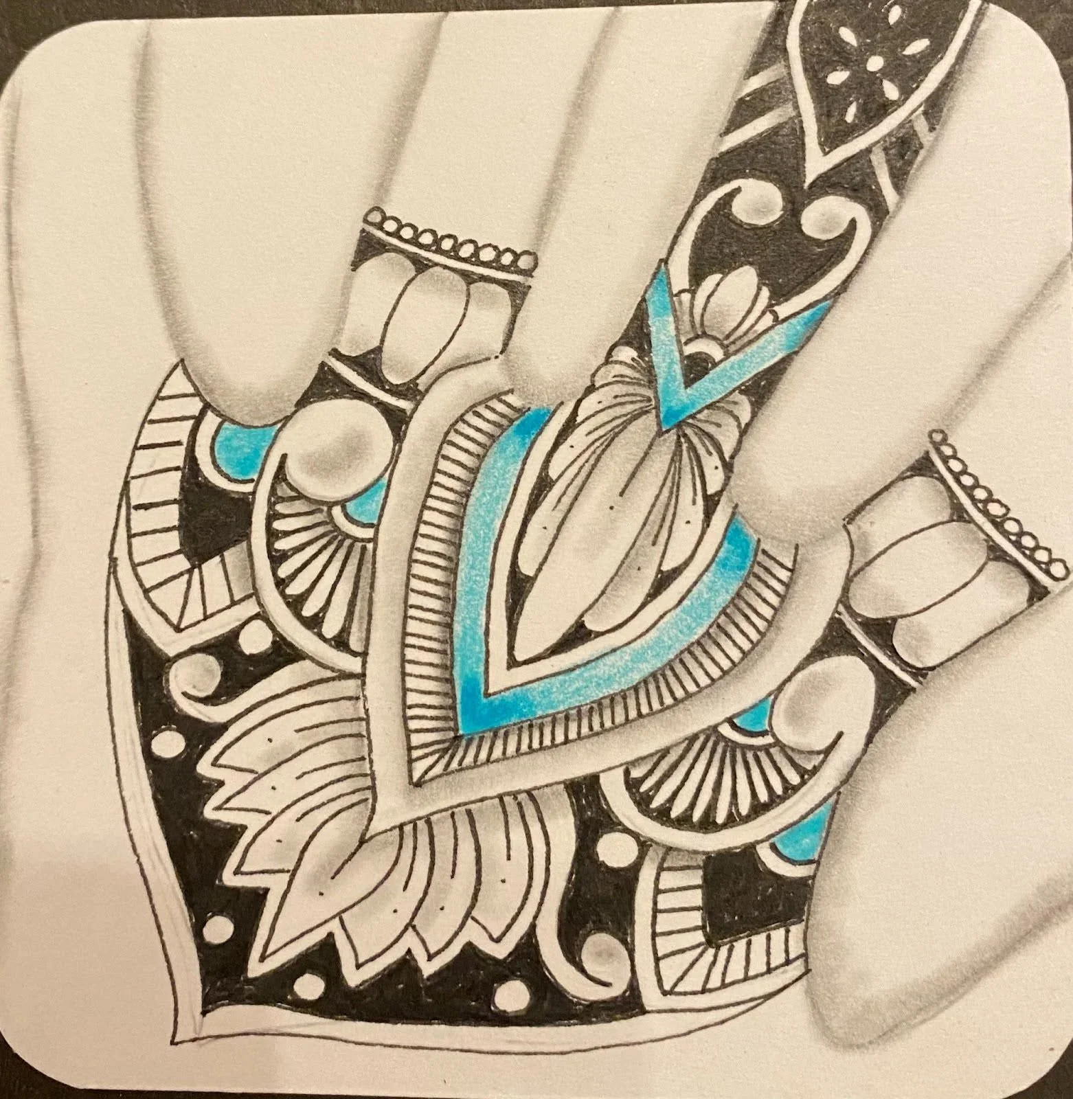 Mehndi Art Zentangle