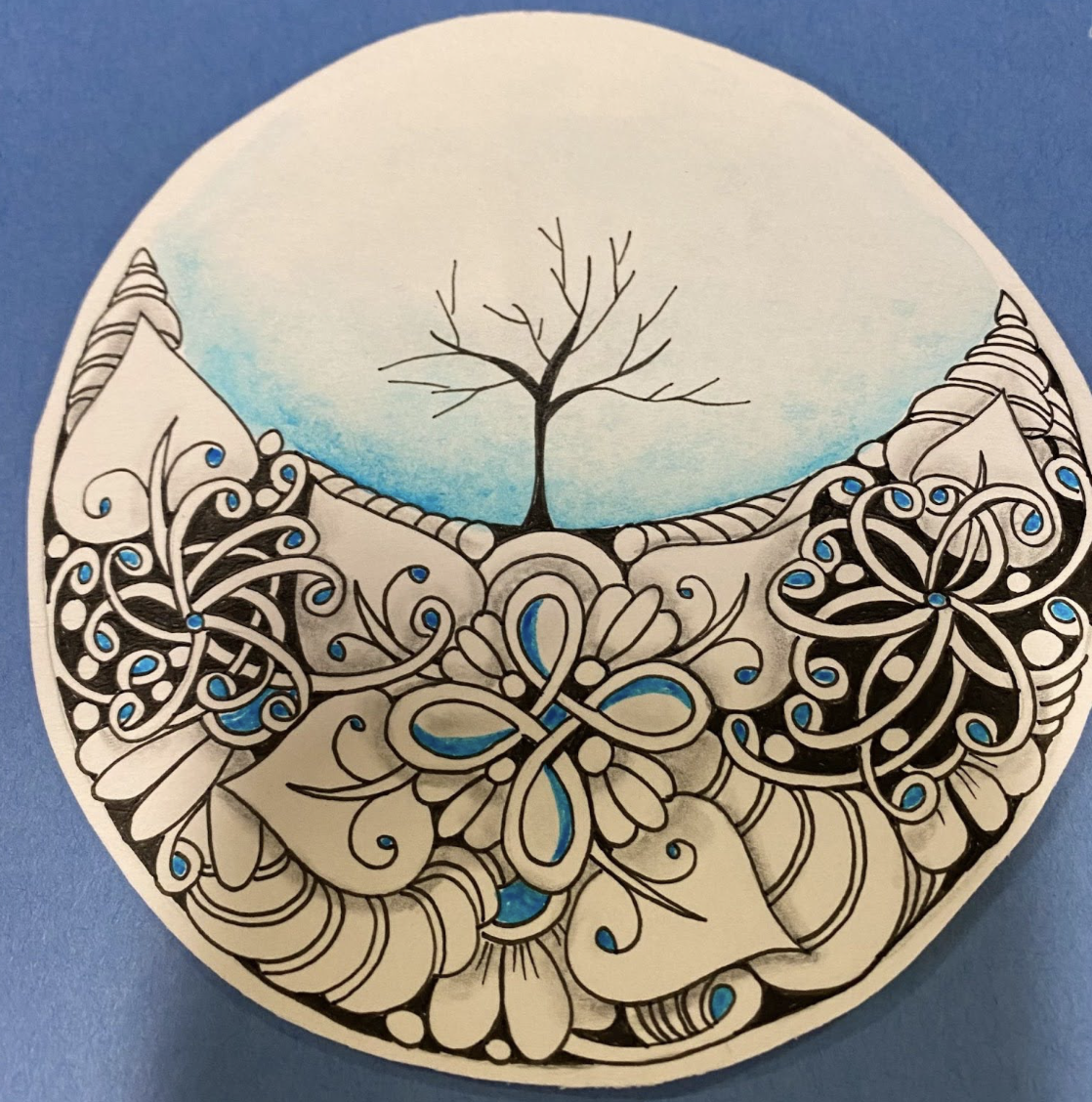 Winter Landscape Zendala