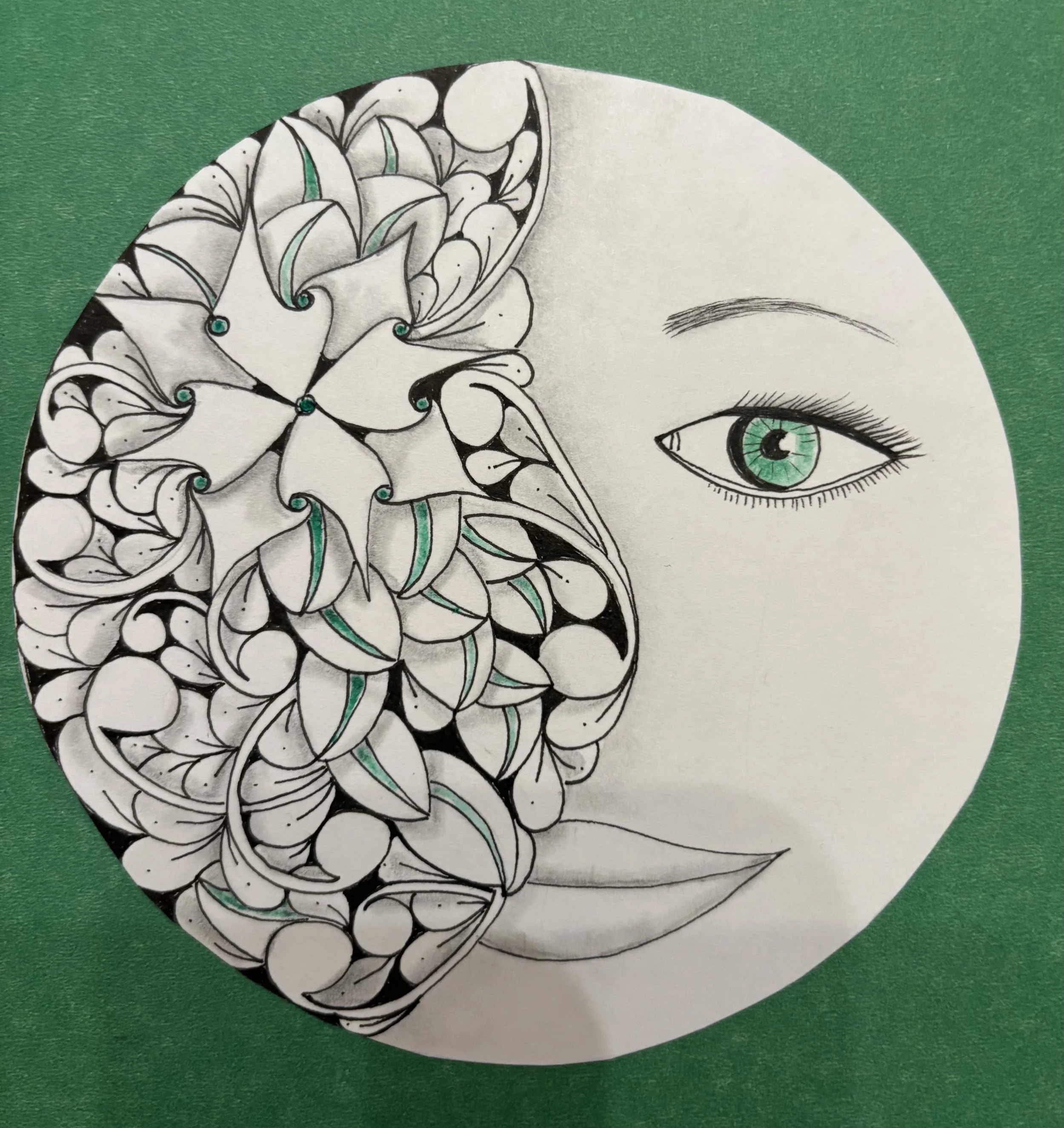 Tangled Face Zendala