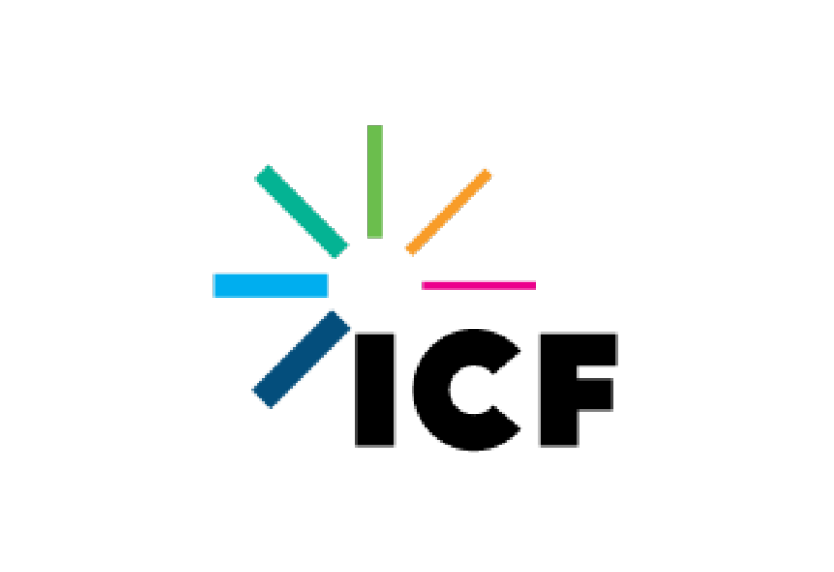 A pie chart divided into six colored segments: green, orange, pink, dark blue, light blue, and teal, with labels and dashed lines pointing to each segment.