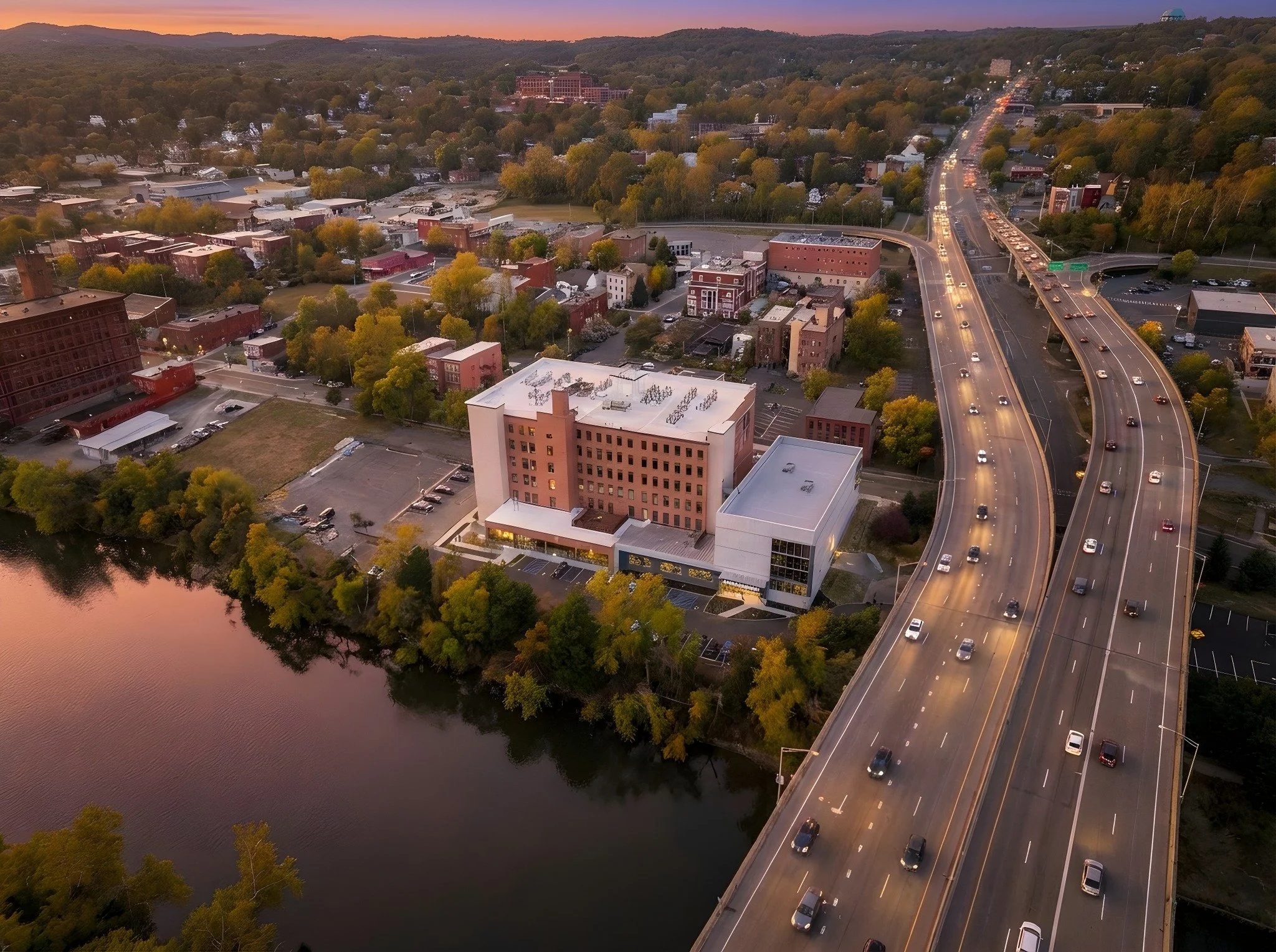 We love a gorgeous sunrise on this morning commute, but we love our convenient location more!

We&rsquo;re located right off of Alternate Route 7 at the Downtown Troy exit. This address keeps you close to where you want to be, and where you want to g