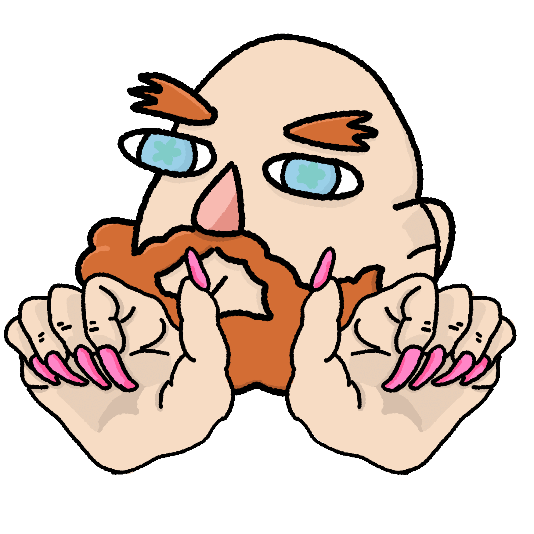 custom emote for twitch of a character jamming out to music sassy