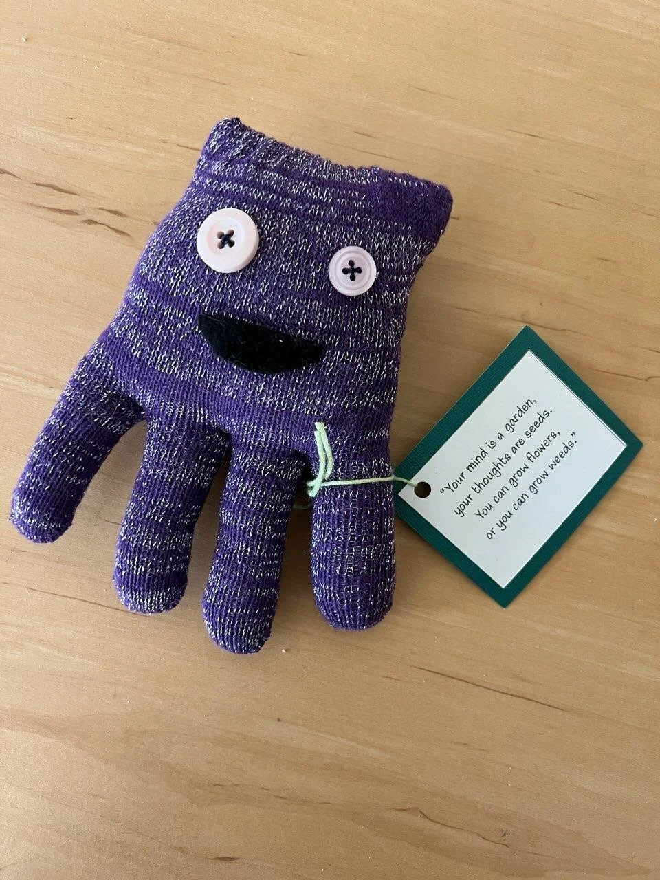 Sewing: Glove and Fiber Fill