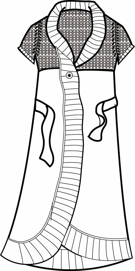 INTERNSHIP: Fossil- Women's Sweater - Illustrator. Winter 2007.
