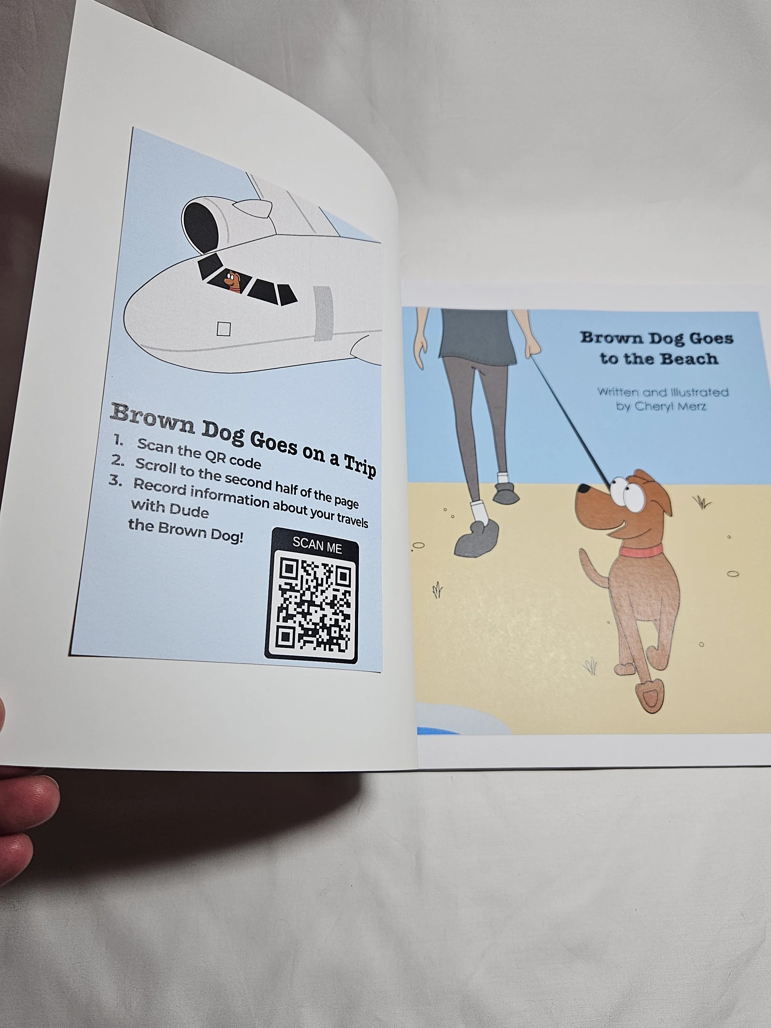 Brown Dog Goes on a Plane Promo - Book donation to the CVG airport, promoting readers to interact with www.browndoggoes.com.